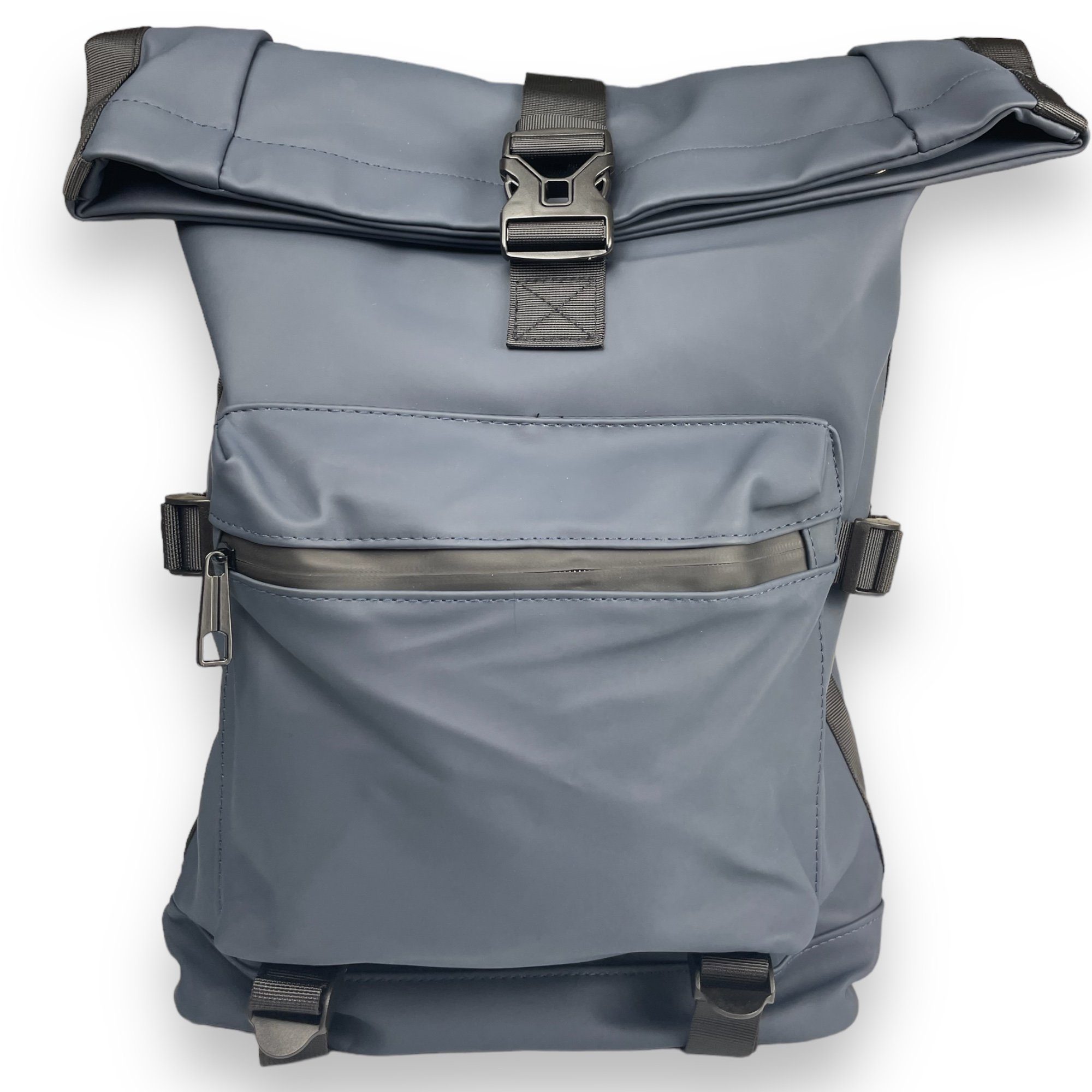 Taschen4life Laptoprucksack Rucksack wasserdicht 9049, Rolltop Backpack, A4 geeignet, Laptopfach, wetterfest