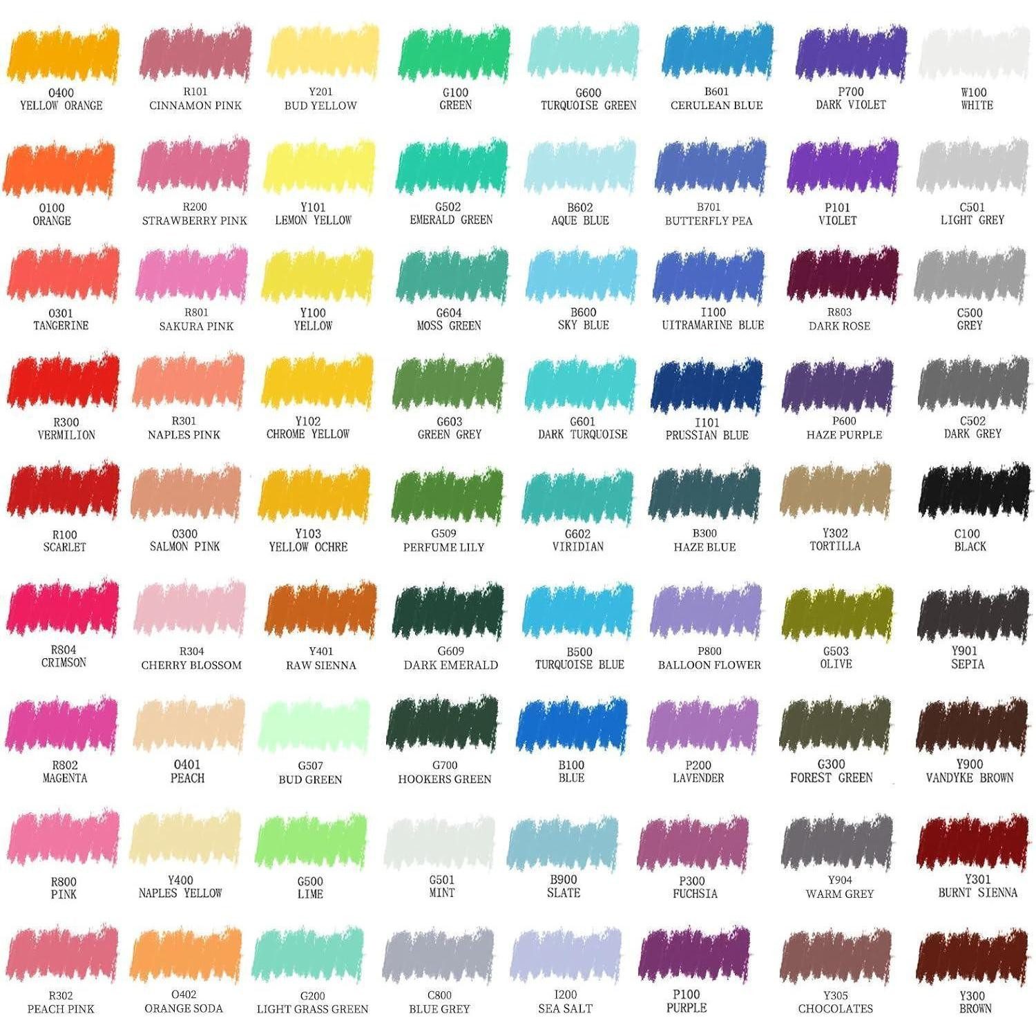 LuxusKollektion Malkreide Ölpastellkreide 72 Set Farben Künstler Hobbymaler 72 Basis