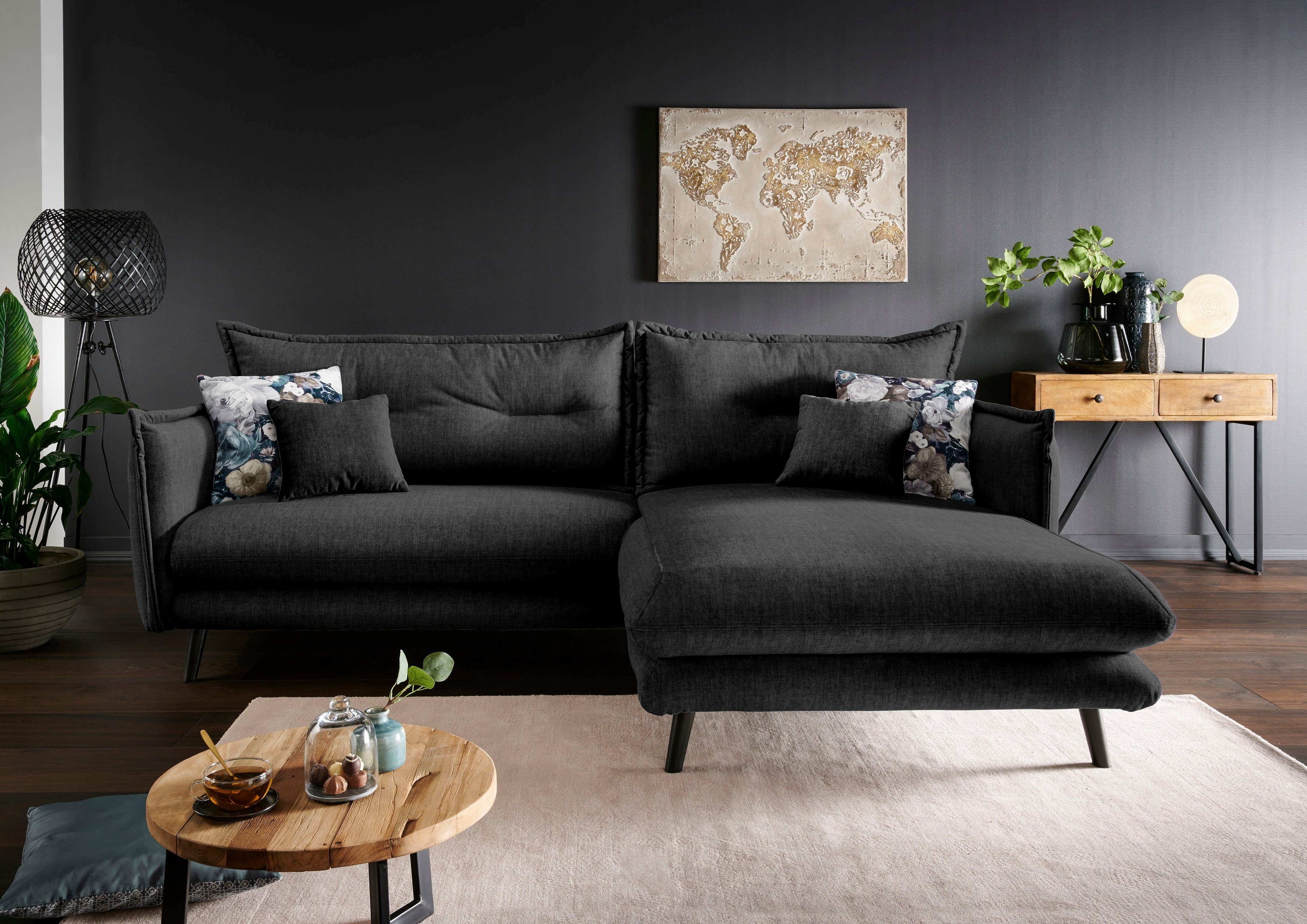INOSIGN Ecksofa Lazio modernes Design, bequem, günstig online kaufen