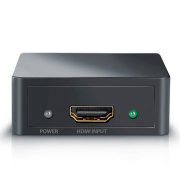 CSL HDMI-Splitter, 2-Port 4K, Ultra HD, FHD, CEC, HDCP 1x HDMI Eingang / 2x HDMI Ausgänge