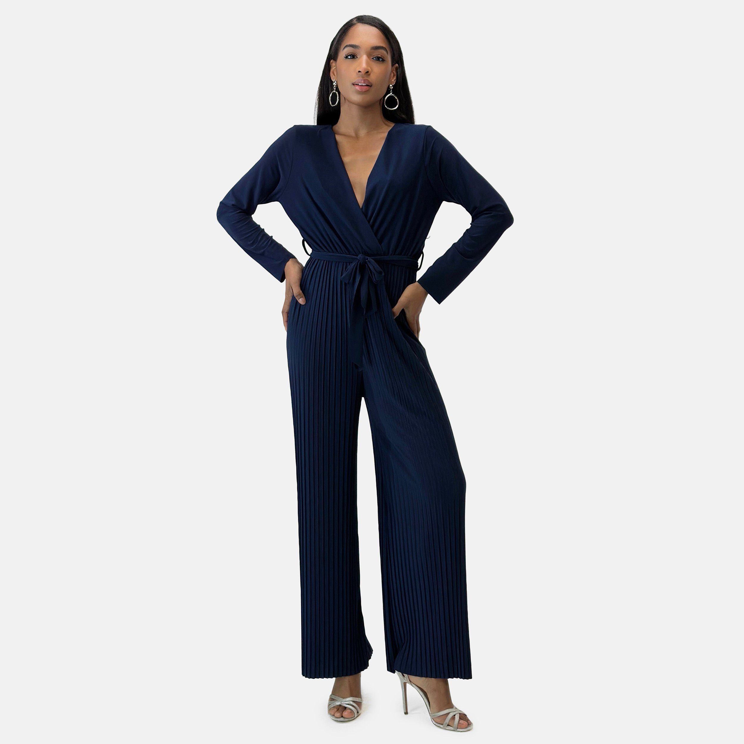 Elara Jumpsuit Elara Damen Long-Sleeve Jumpsuit günstig online kaufen