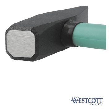 WESTCOTT Hammer, mit Fieberglasstiel