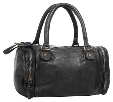 X-Zone Henkeltasche, echt Leder, Made in Italy