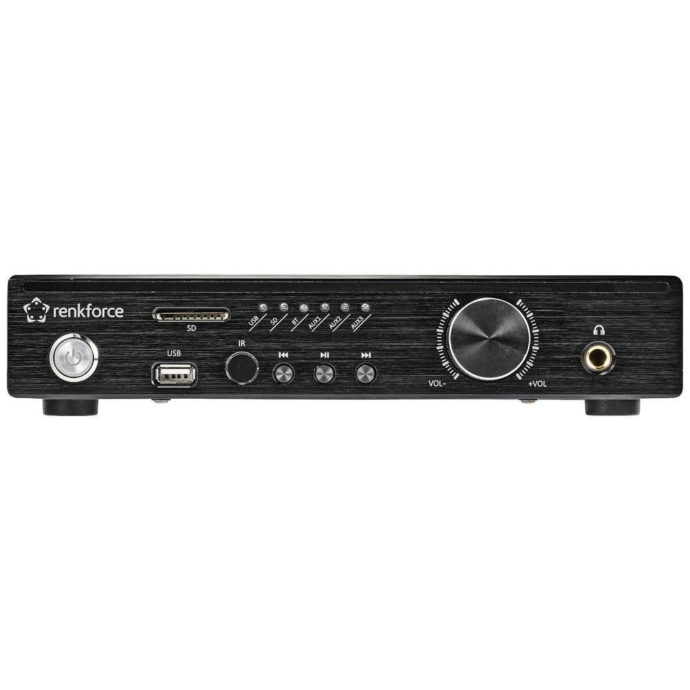 Renkforce Drahtloser Stereo-Verstärker 100 W RMS (50 W x 2) RF-5043172 Audioverstärker