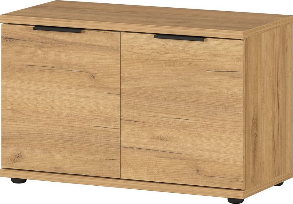 KADIMA DESIGN Schuhschrank HAVEL Schuhbank für Flur Holz 75 x 48 x 37