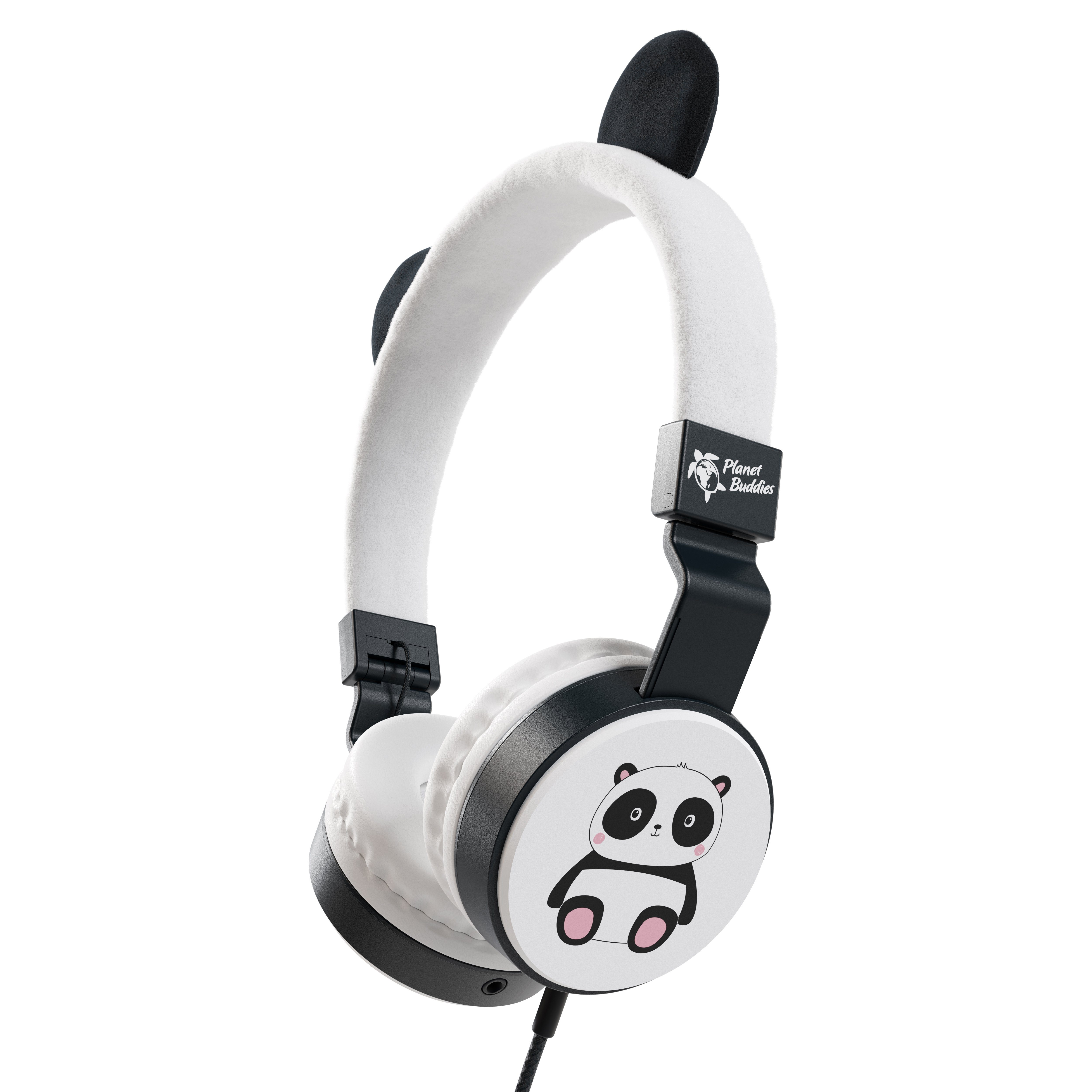 Buddies Wired Planet Kinder-Kopfhörer Headphones Furry Panda