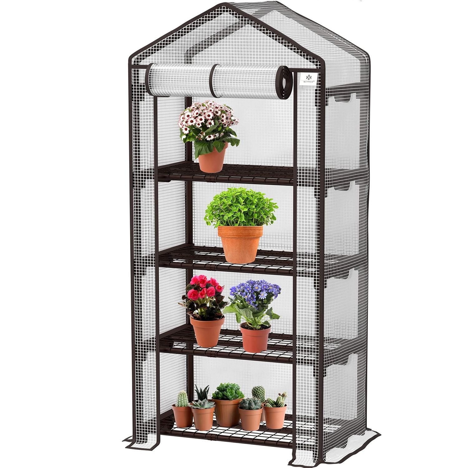 KESSER Foliengewächshaus, Premium Foliengewächshaus Gewächshaus mit Etagen günstig online kaufen