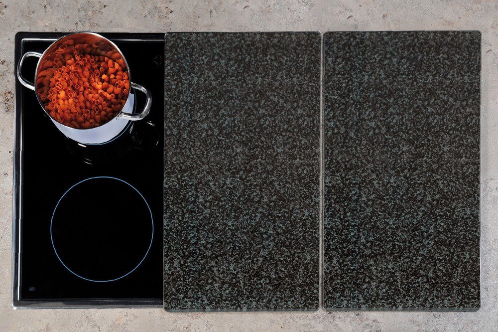 Kesper Herd-Abdeckplatte, Glas, (2er-set, bestehend aus 2 Herdabdeckplatten)