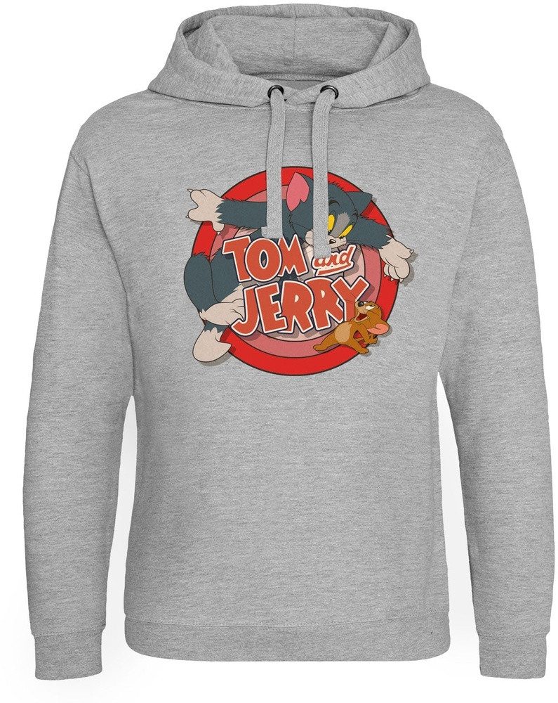 Tom & Jerry Hoodie Tom & Jerry - Retro Logo Epic Hoodie