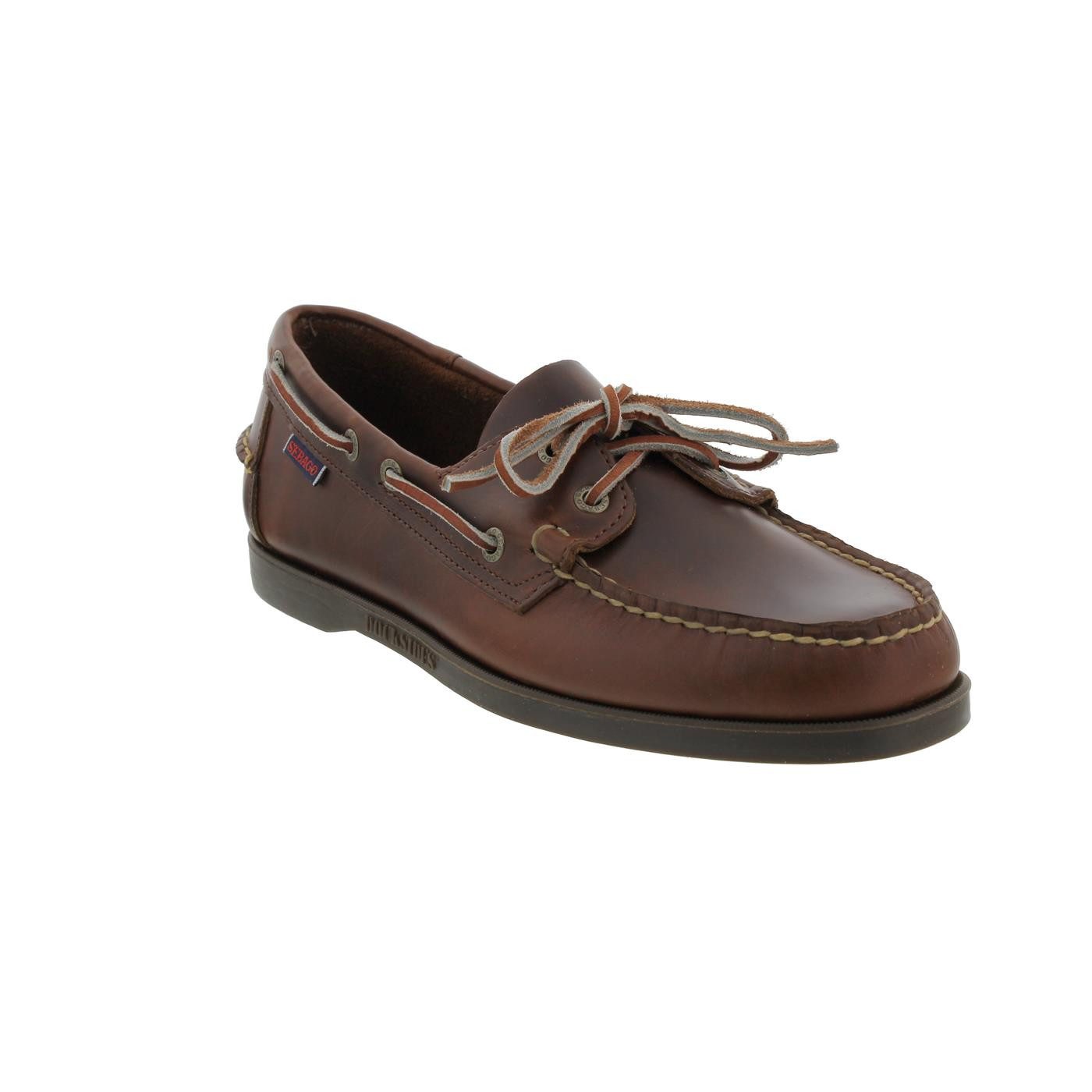 Sebago Sebago Docksides, Full-Grain Leather, Brown Oiled Waxy, Men 70000G0-92 Bootsschuh