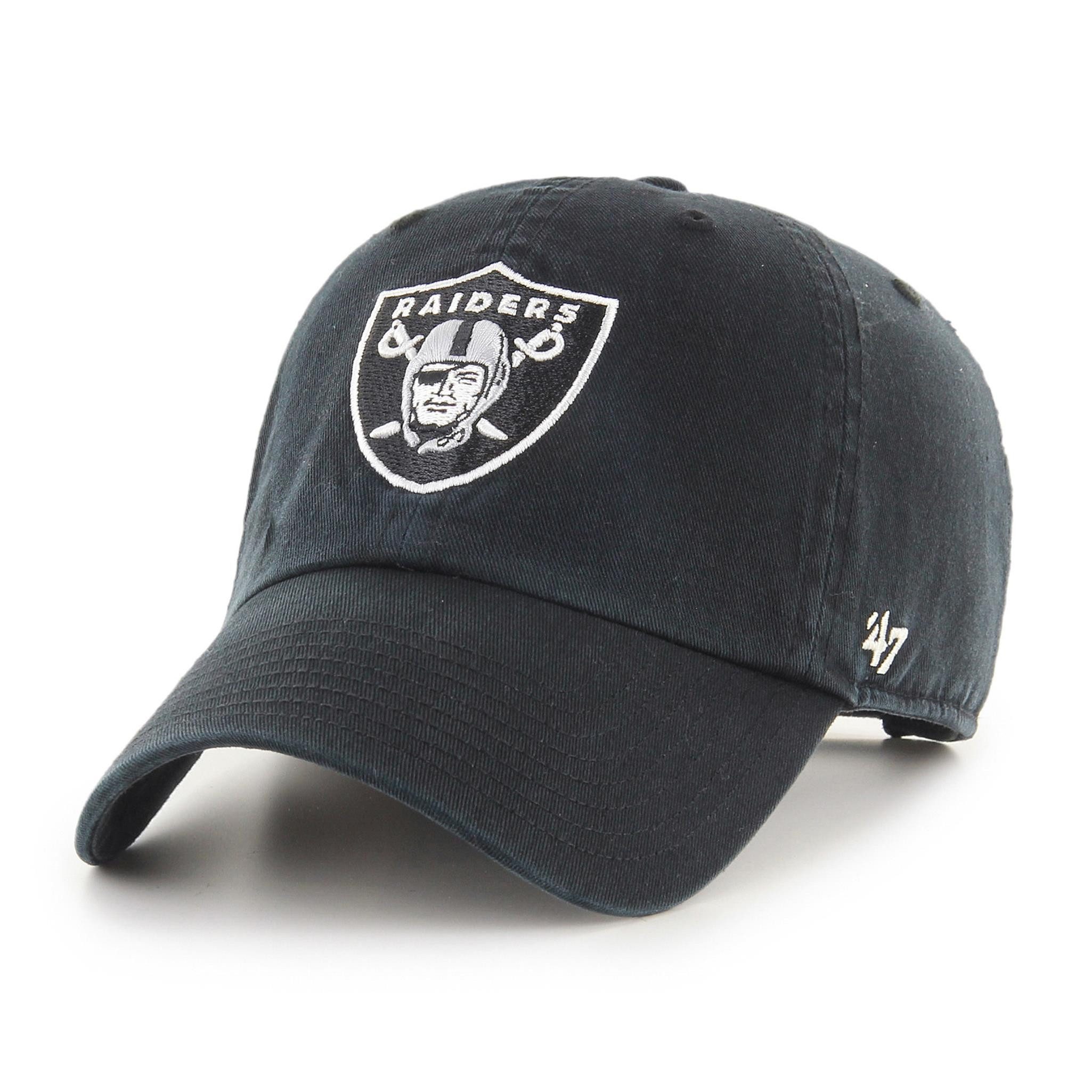 '47 Brand Baseball Cap '47 Brand NFL Cap Las Vegas Raiders '47 CLEAN UP (Basecap, Basecap, Clean Up Cap) Used-Look (Garment Wash)