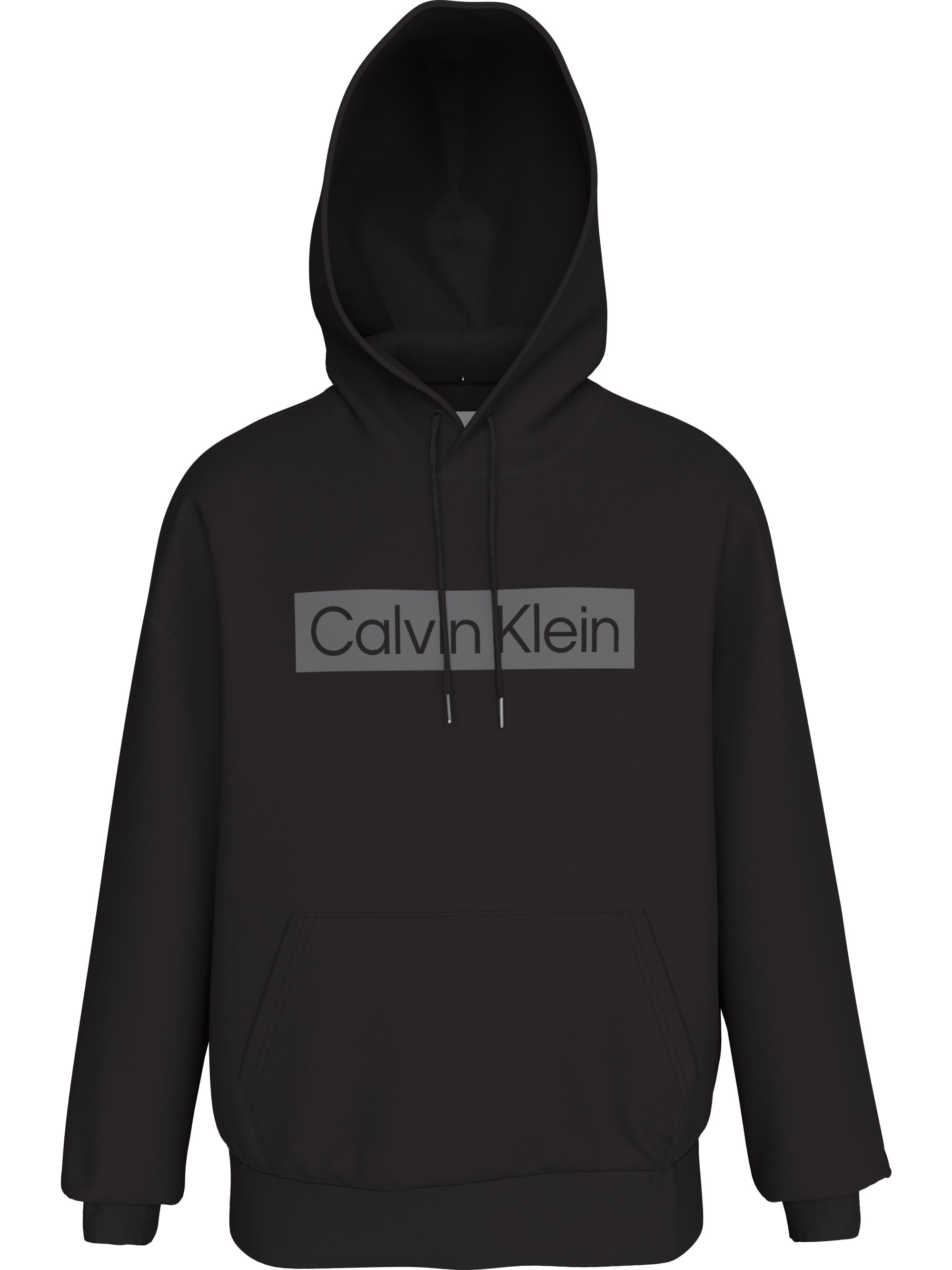 Calvin Klein Kapuzensweatshirt Kapuze mit Kordelzug, Regular Fit, Logodruck