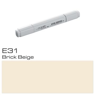 COPIC Marker Marker E31, Brick Beige - Layoutmarker für Grafiker und Designer