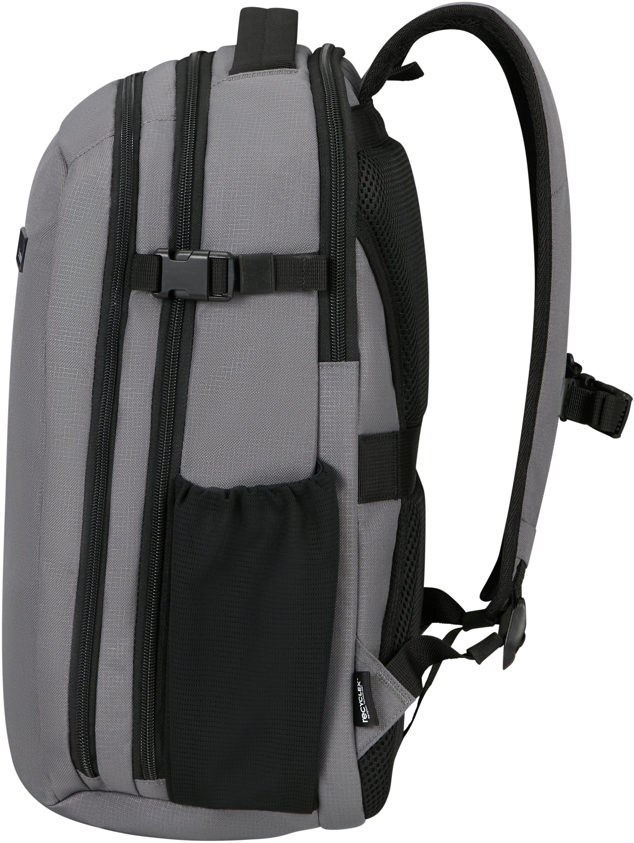 Drifter Laptopfach Material; Laptoprucksack aus Tablet mit Roader, und 15,6-Zoll Samsonite Grey recyceltem