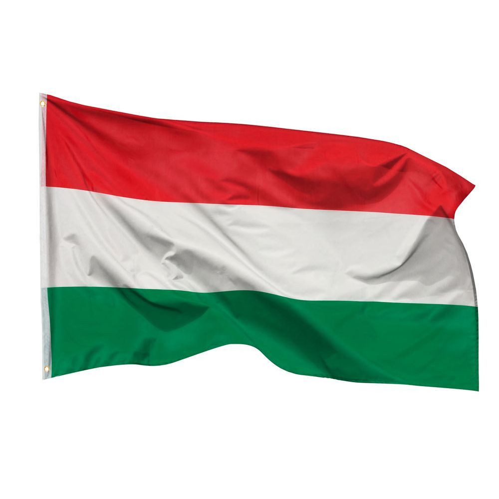 PHENO FLAGS Flagge Ungarn Flagge - Ungarnfahne 90 x 150 cm, Strapazierfähige Fahne für Fahnenmast, mit 2 Ösen