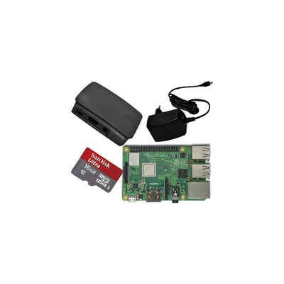 Raspberry Pi Foundation EB6606 - Raspberry Pi 3 Modell B Starterkit Schwarz Mini-PC
