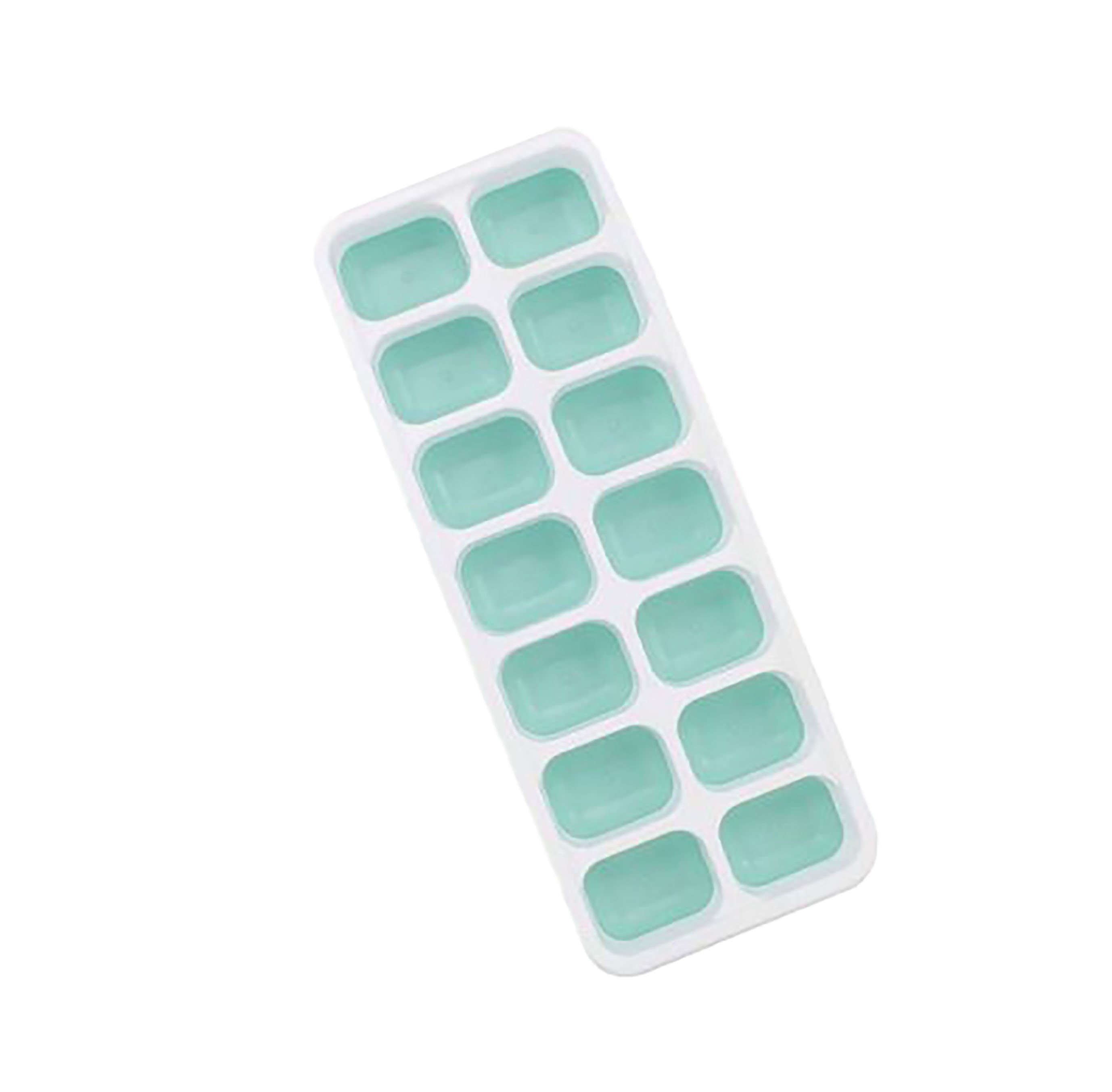 SRRINM Eiswürfelform Eiswürfelbehälter mit Deckel stapelbar, (2-tlg) | Eiswürfelformen
