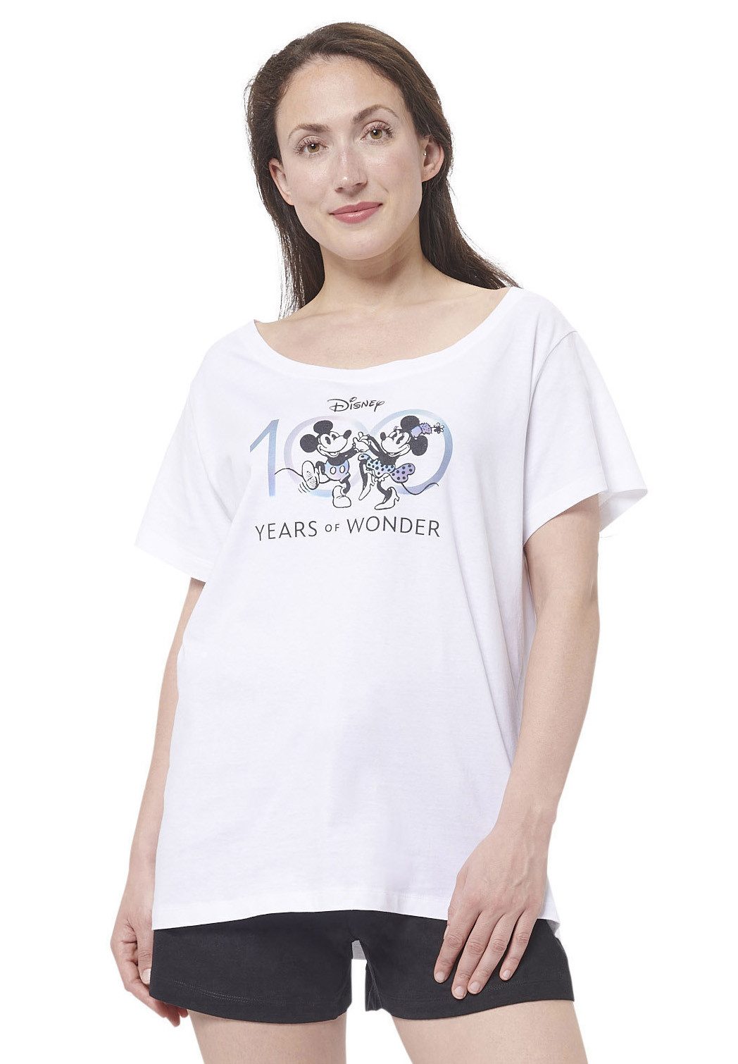 United Labels® Schlafanzug Disney - Minnie & Mickey Mouse - 100 Years of Wonder, Set