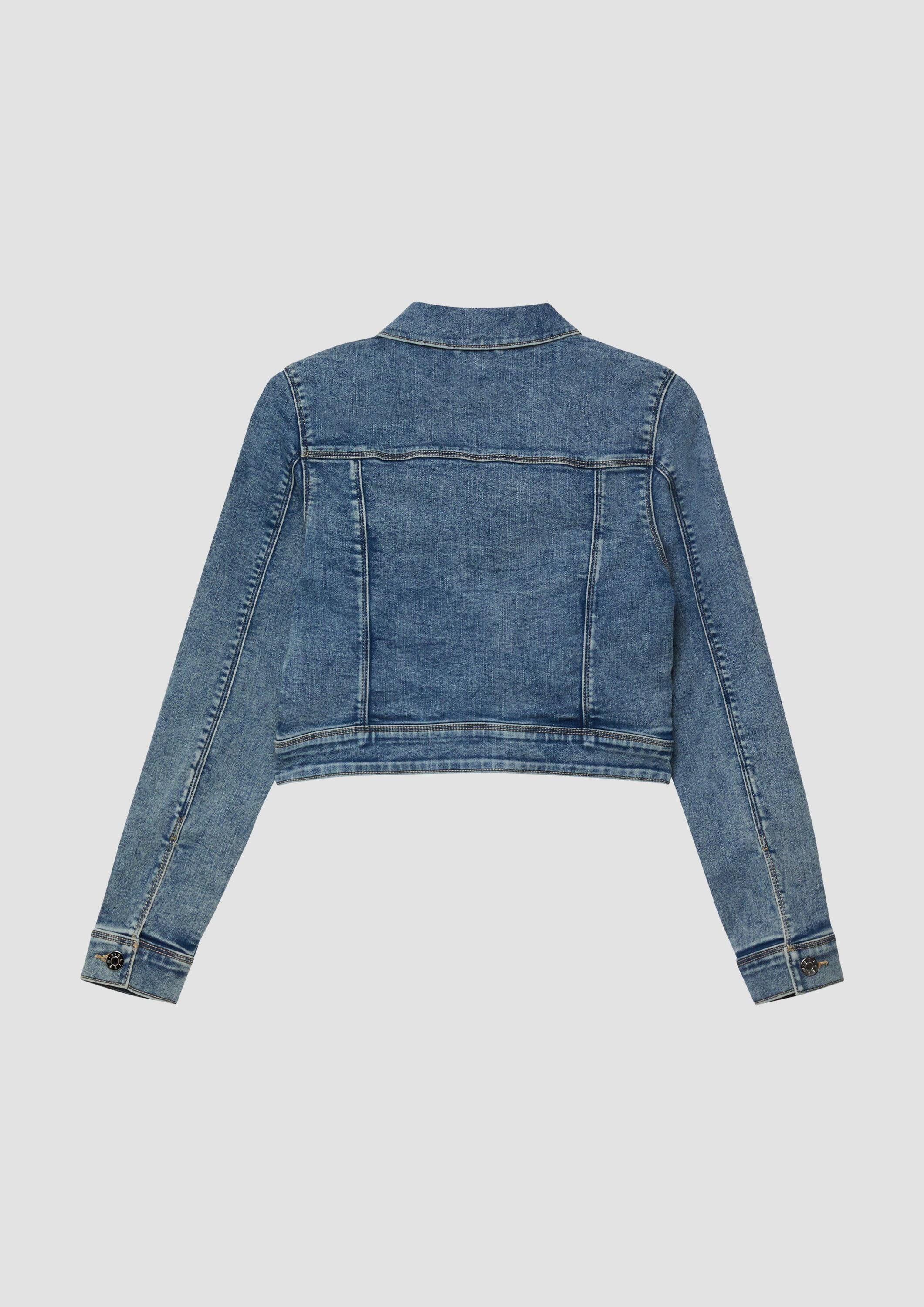 s.Oliver Funktionsjacke Indoor-Jacke Jeansjacke im Regular Fit