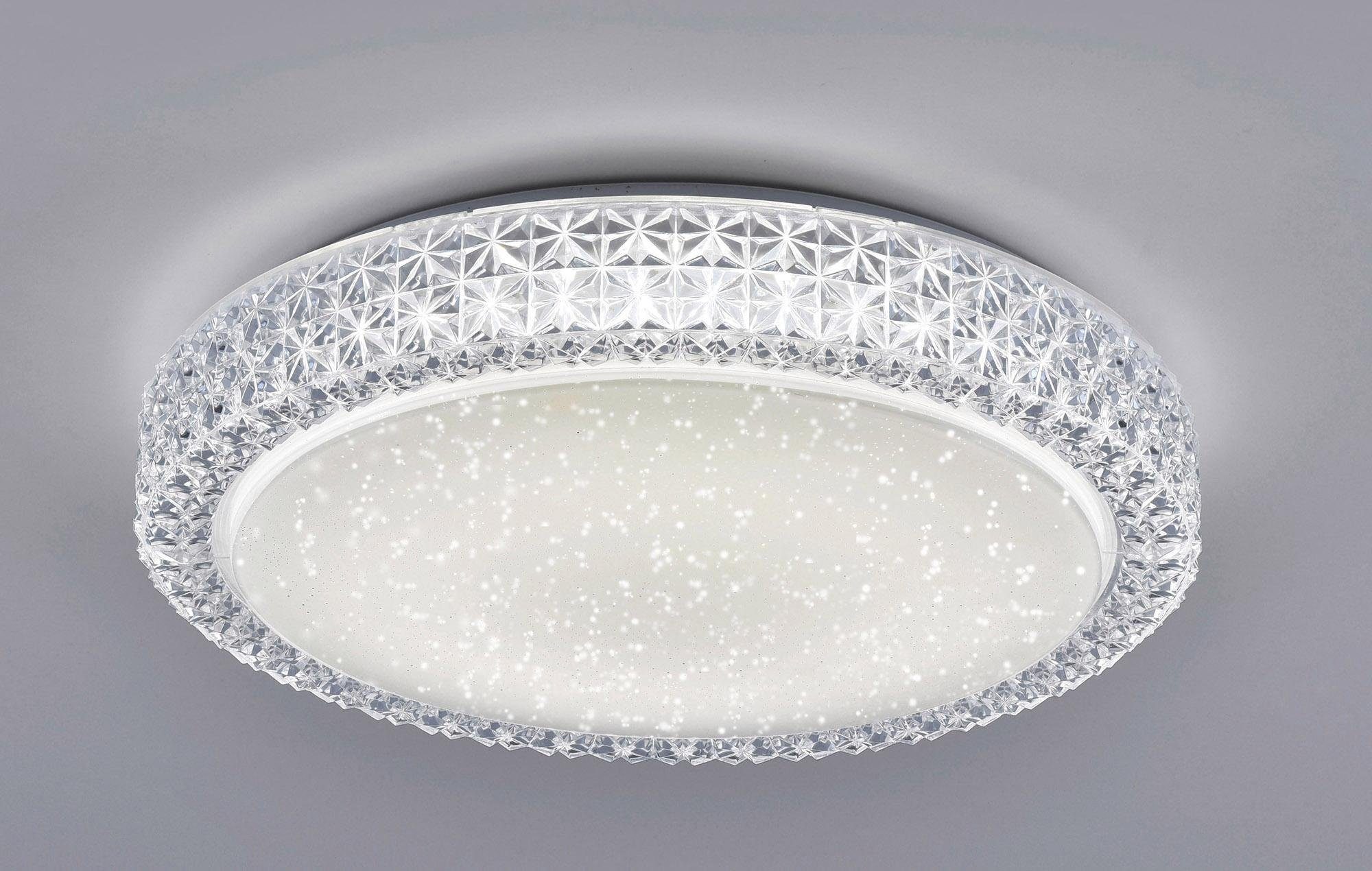 JUST LIGHT Deckenleuchte FRIDA, Memory, nach Trennung vom Netz, LED fest integriert, Neutralweiß, Tageslichtweiß, warmweiß - kaltweiß, LED, CCT-tunable white, Serienschalter, Memory, nach Trennung vom Netz