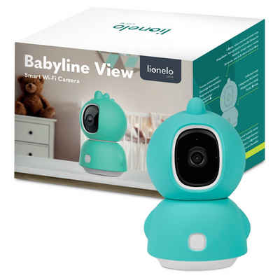 lionelo Video-Babyphone BABYLINE VIEW, Set, Set, Drehbare Kamera mit Smartphone-Ansicht/Bewegungserkennung