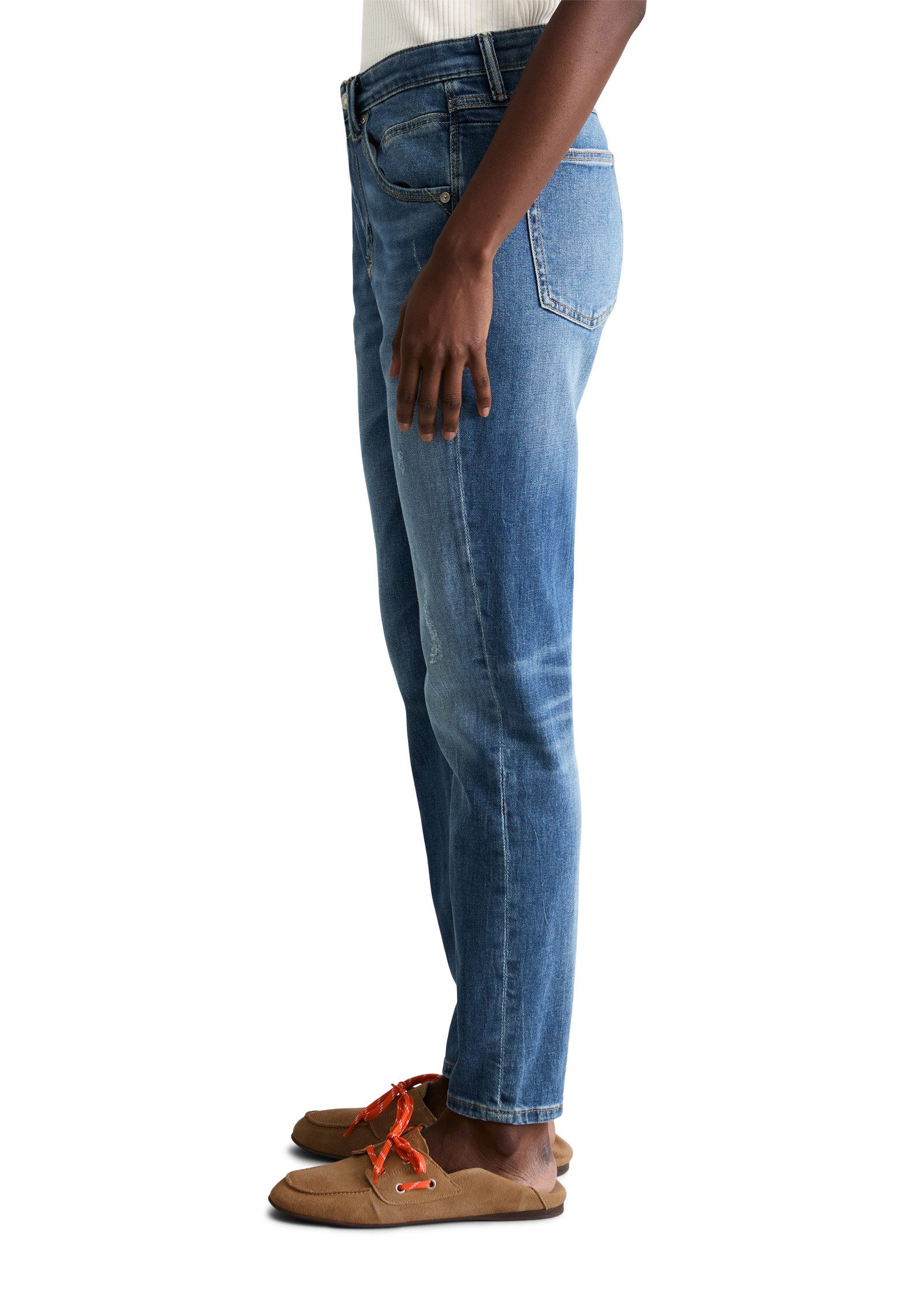 Marc O'Polo DENIM Boyfriend-Jeans aus Organic Cotton-Mix