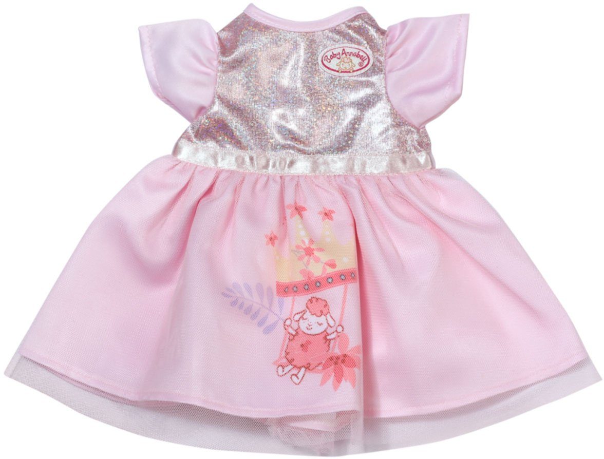 Baby Annabell Puppenkleidung Little Sweet Kleid, 36 cm, mit Kleiderbügel