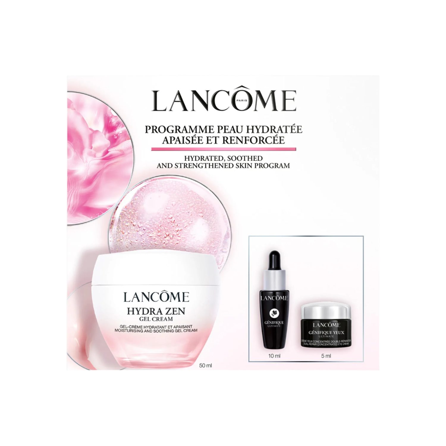 LANCOME Gesichtspflege-Set LANCÔME Hydra Zen Day Routine Set, 3-tlg.