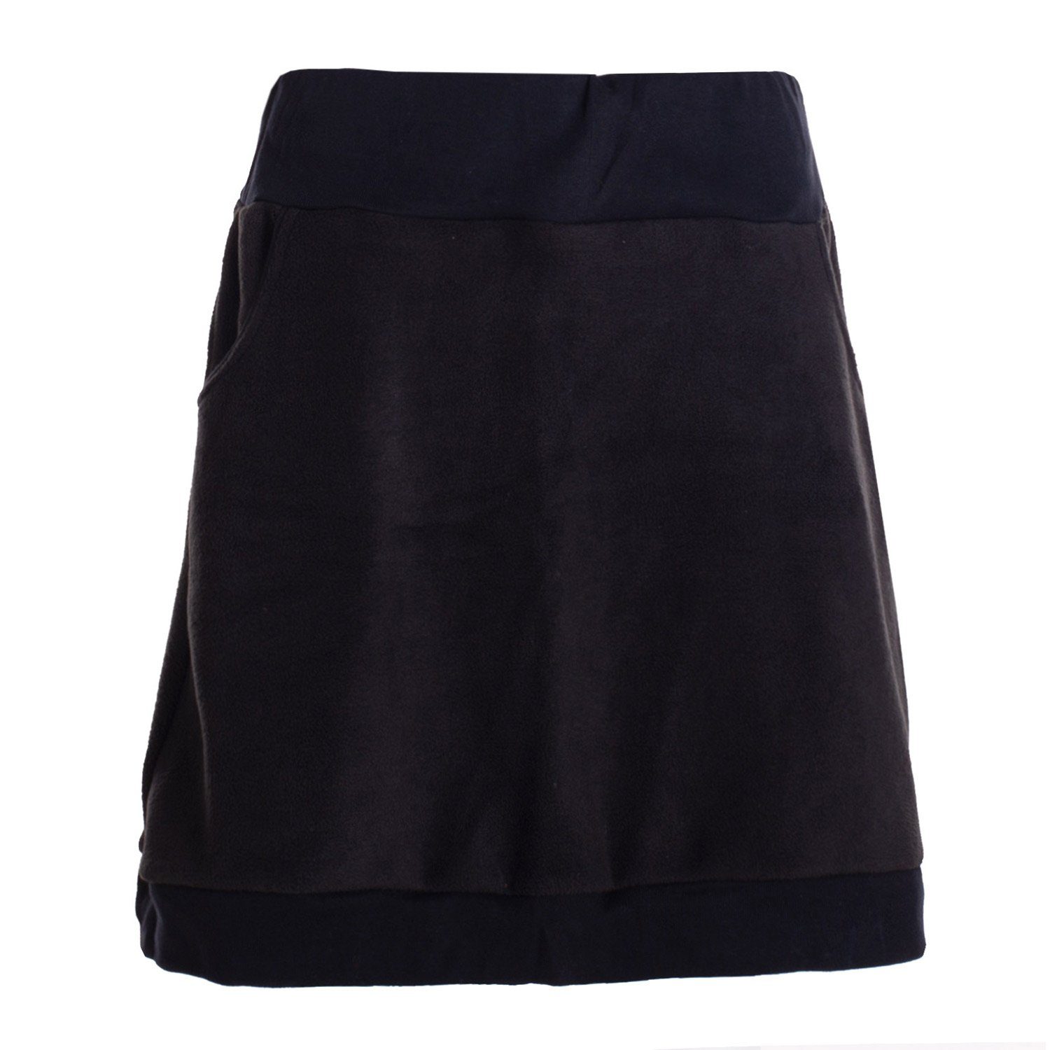 Vishes Minirock Thermorock warmer Damen Winterrock kurz Minirock aus ECO-Fleece Hippie, Retro Style – Bild 4 von 5