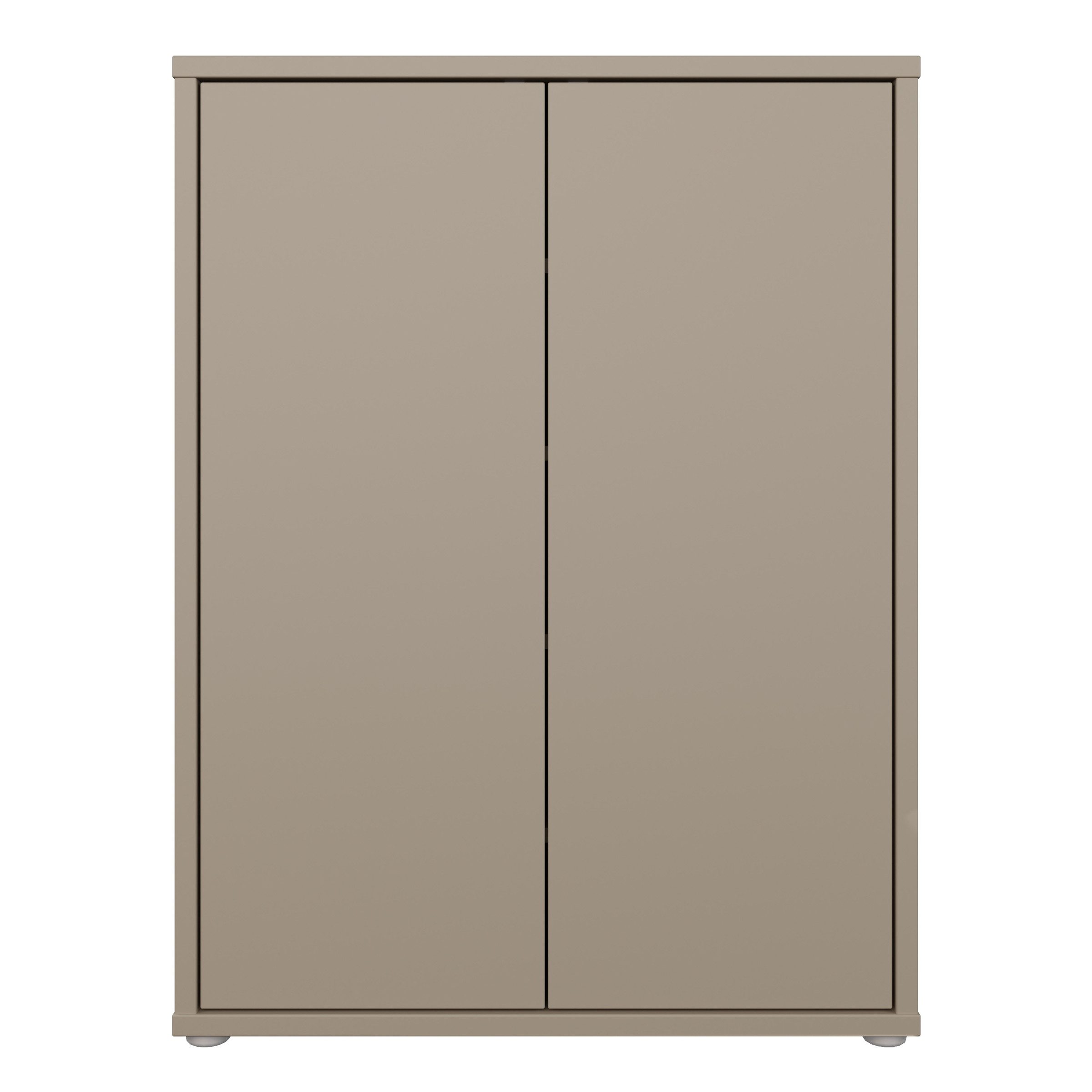 PREISBRECHER Schuhkommode ALICE SPRINGS, in Taupe - 74,5x99,1x34,9cm (BxHxT)
