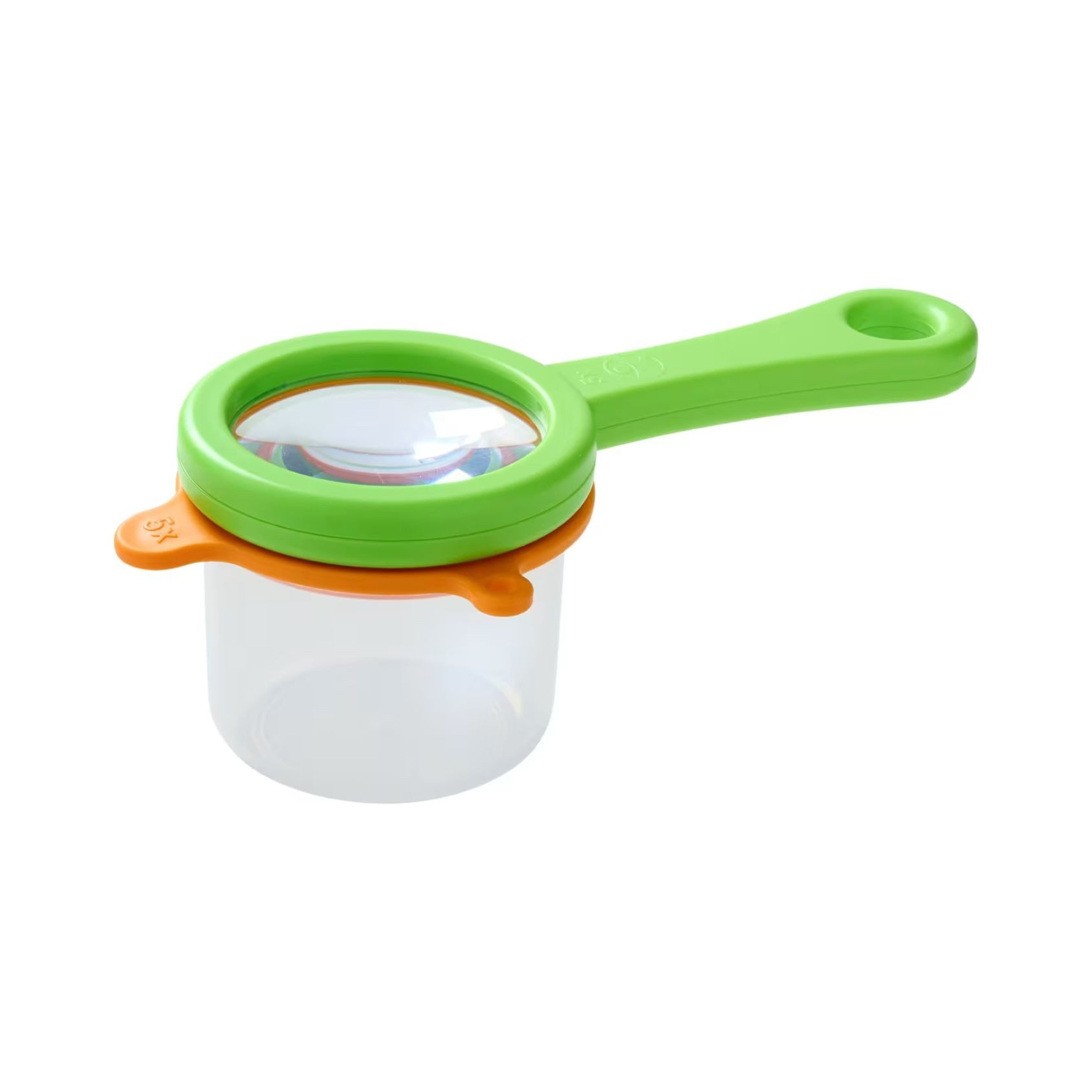 Haba Becherlupe Terra Kids Becherlupe 3-in-1, Set, 1-tlg., 1, einzelne Lupe mit Griff & 5-fach Vergrößerung