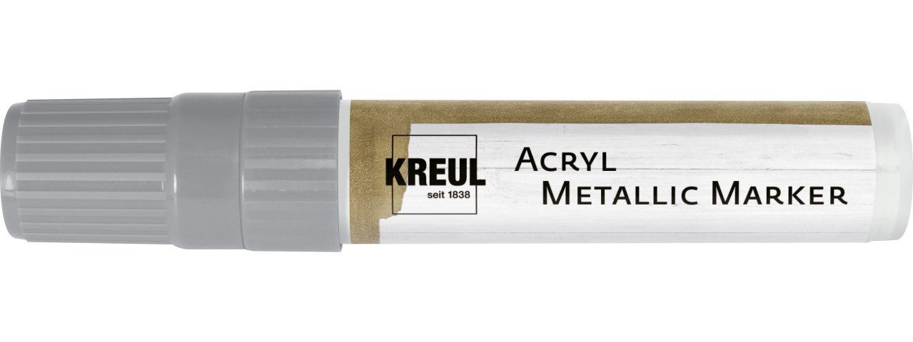 Kreul Acrylfarbe Kreul Acryl Metallic Marker XXL silber