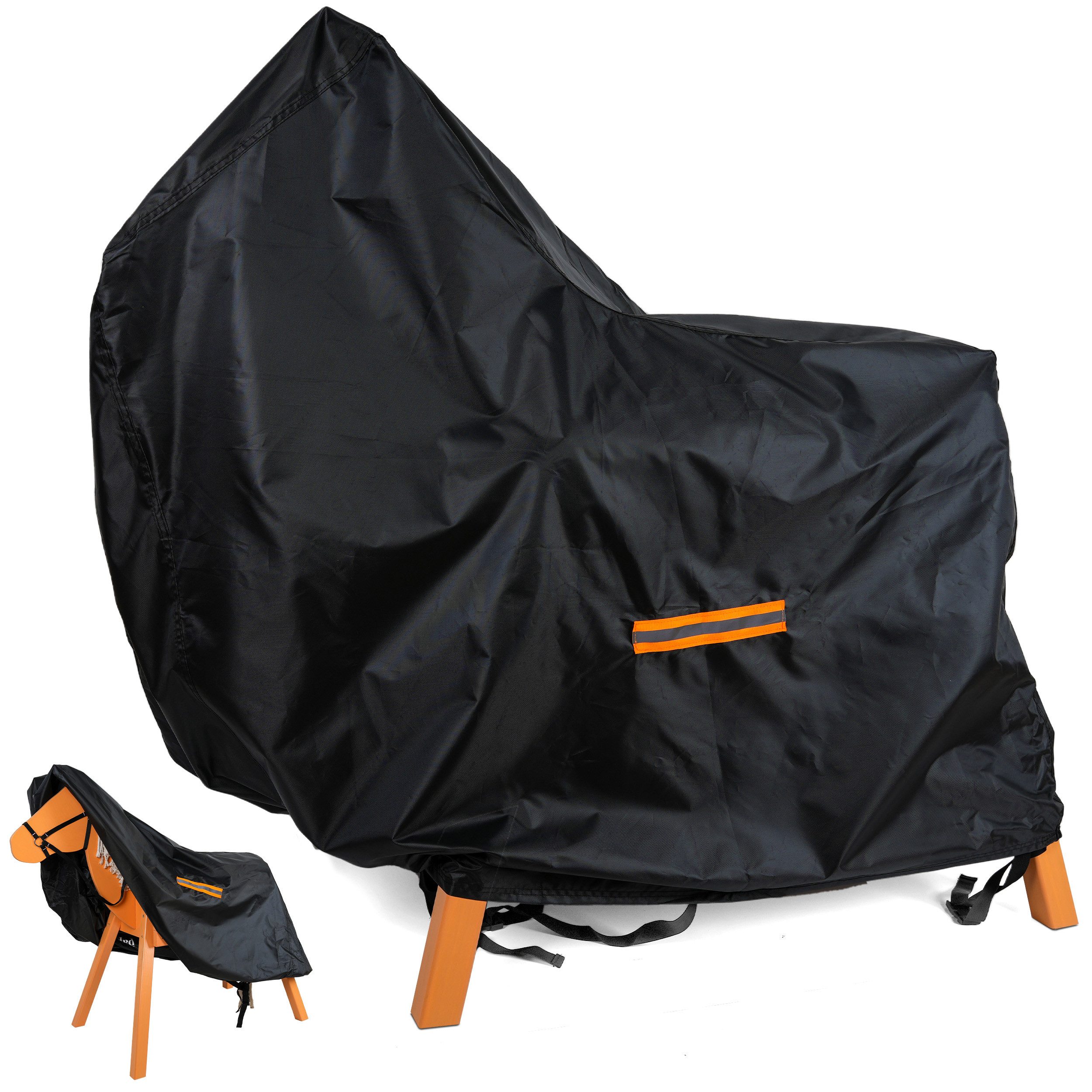 Pink Papaya Holzpferd Abdeckung für Holzpferde, wasserabweisende Outdoor Sc günstig online kaufen