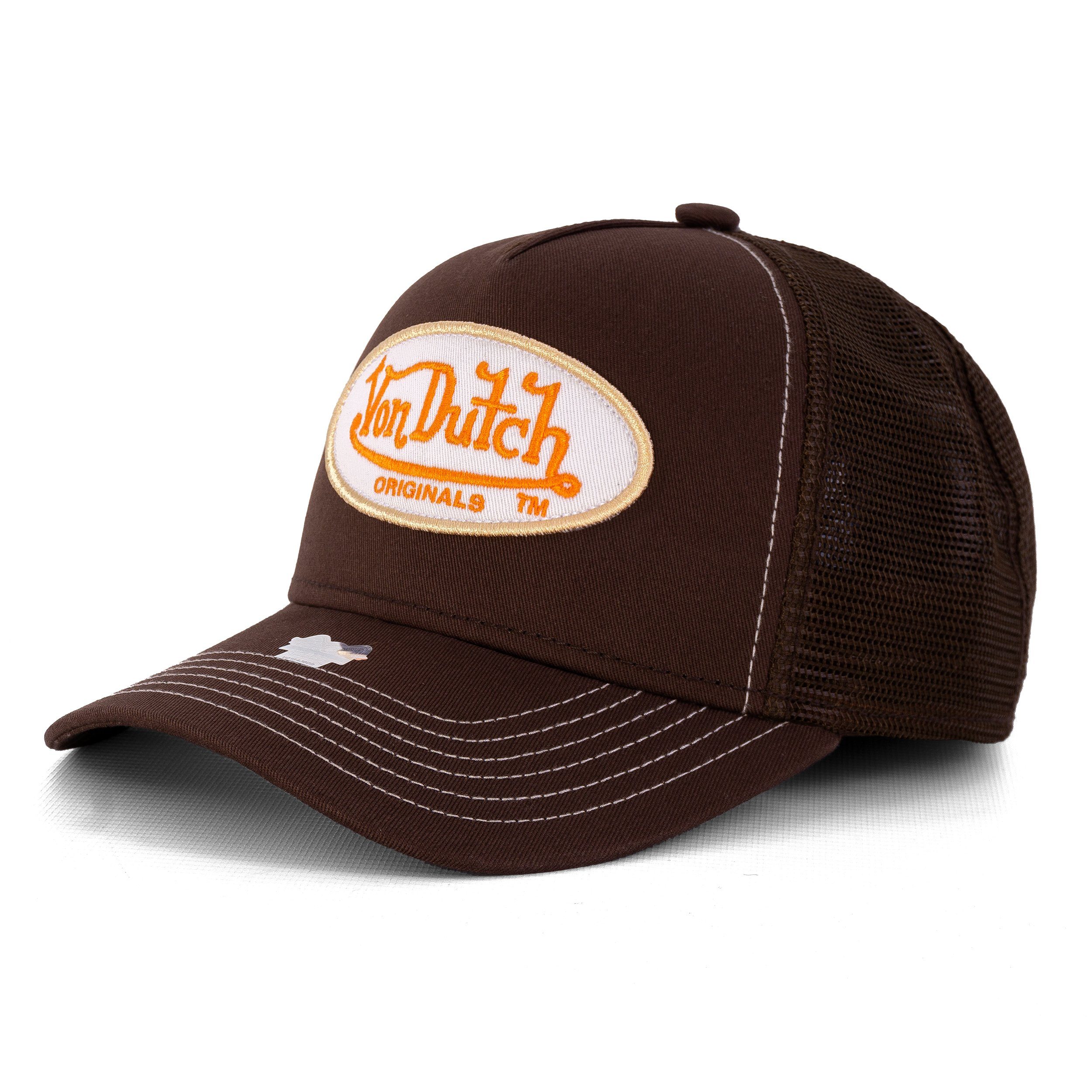 Von Dutch Baseball Cap Von Dutch Trucker Boston Snapback Cap brown