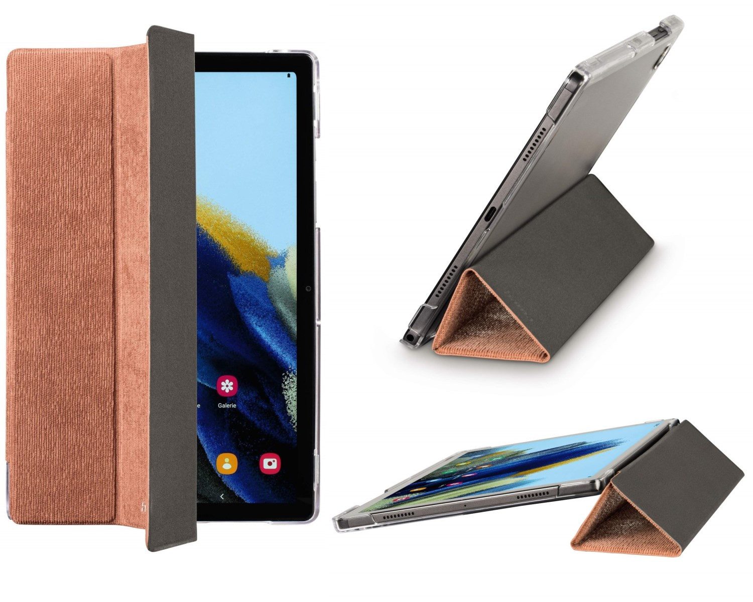 Hama Tablet-Hülle Hama Smart Tasche Cover Schutz-Hülle Cali Pfirsich, Book-Case Etui Ständer Bag für Samsung Galaxy Tab A8 10,5"