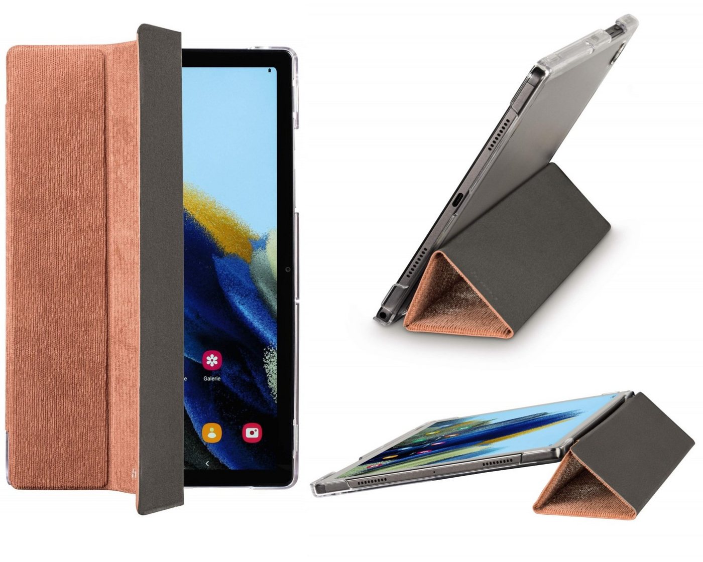 Hama Tablet-Hülle Hama Smart Tasche Cover Schutz-Hülle Cali Pfirsich, Book-Case Etui Ständer Bag für Samsung Galaxy Tab A8 10,5"
