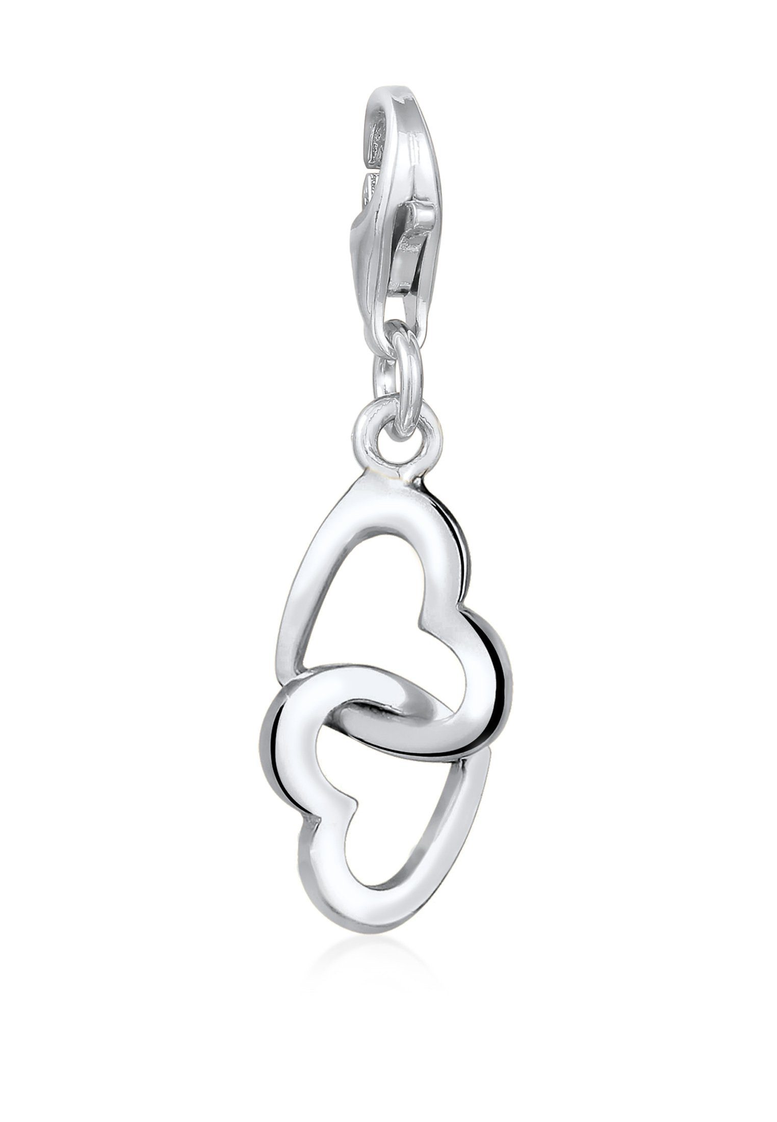 Elli Charm-Einhänger Herz Liebe Verbundenheit 925 Silber, Herz
