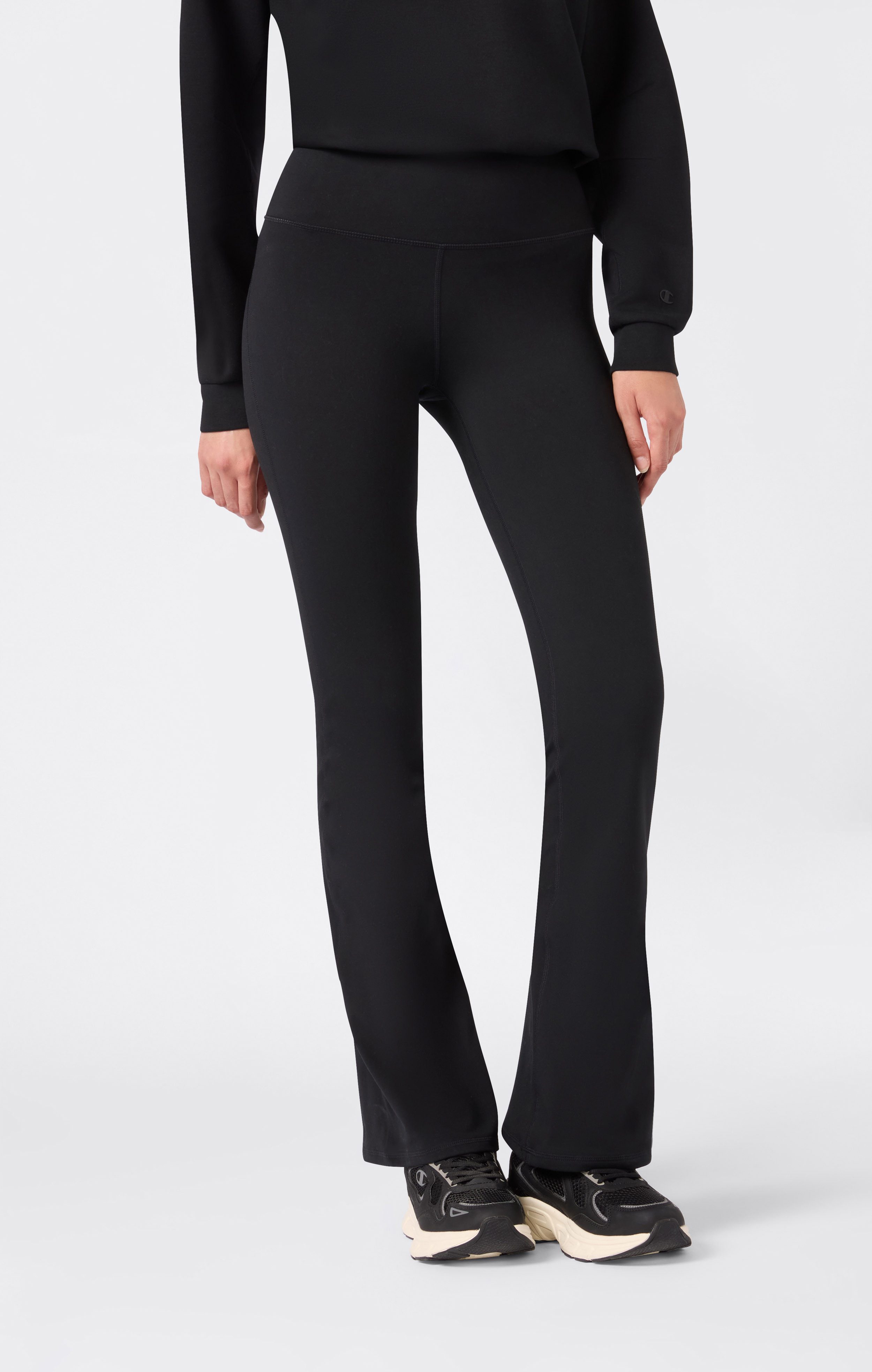 Champion Lauftights PERFORMANCE FLARED LEGGINGS Tight Fit C-DRY ANTI-ODOR mit Teilungsnähten, schnell trocknend, pflegeleicht