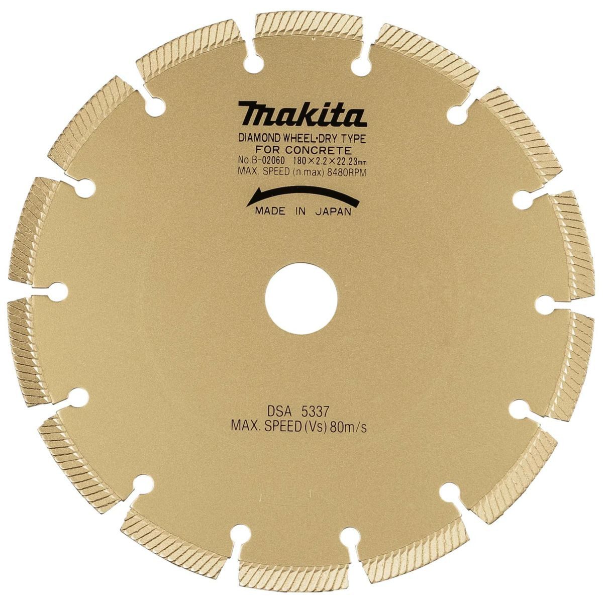 Makita Trennscheibe B-02060 180 mm Diamant-Trennscheibe