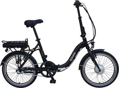 SAXXX E-Bike Foldi Plus, 3 Gang Shimano Nexus Schaltwerk, Nabenschaltung, Frontmotor 250 W