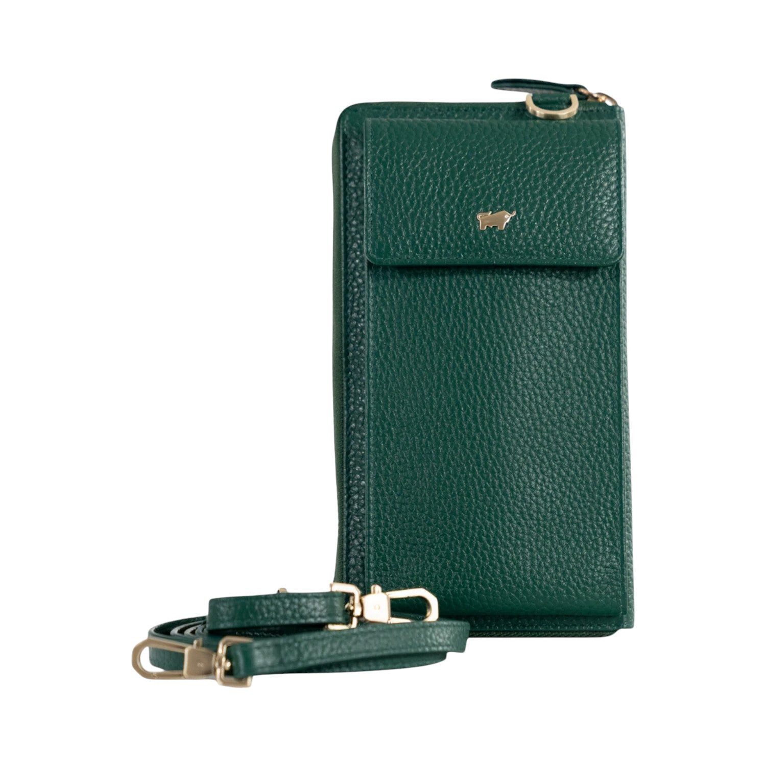 Braun Büffel Handytasche ASTI RV-Geldbörse mit Handyfach 18 Kartenfächer blau