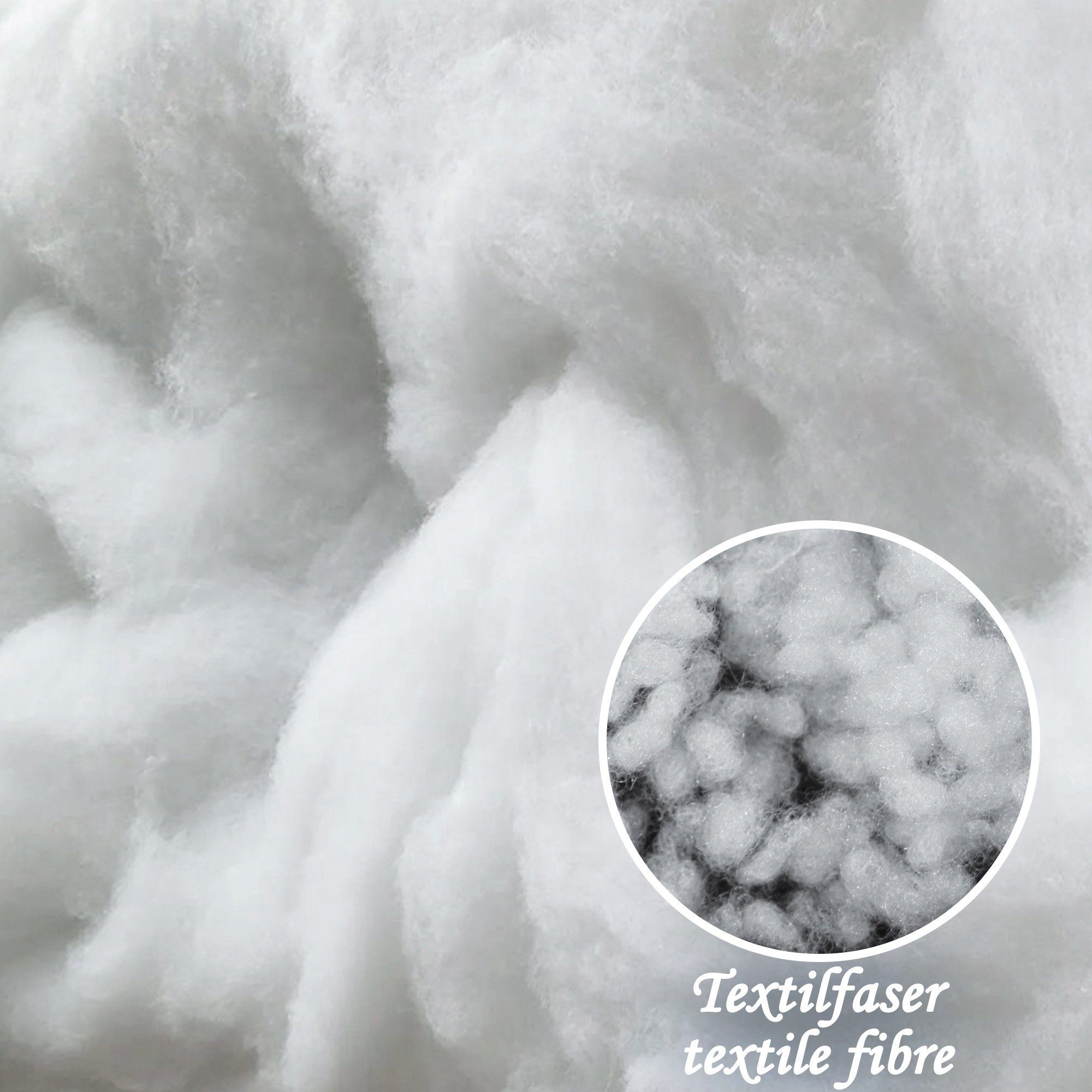 Erwin Müller Kopfkissen Kuschelkissen "Amper", Füllung: Farbe, Textilfaser Uni