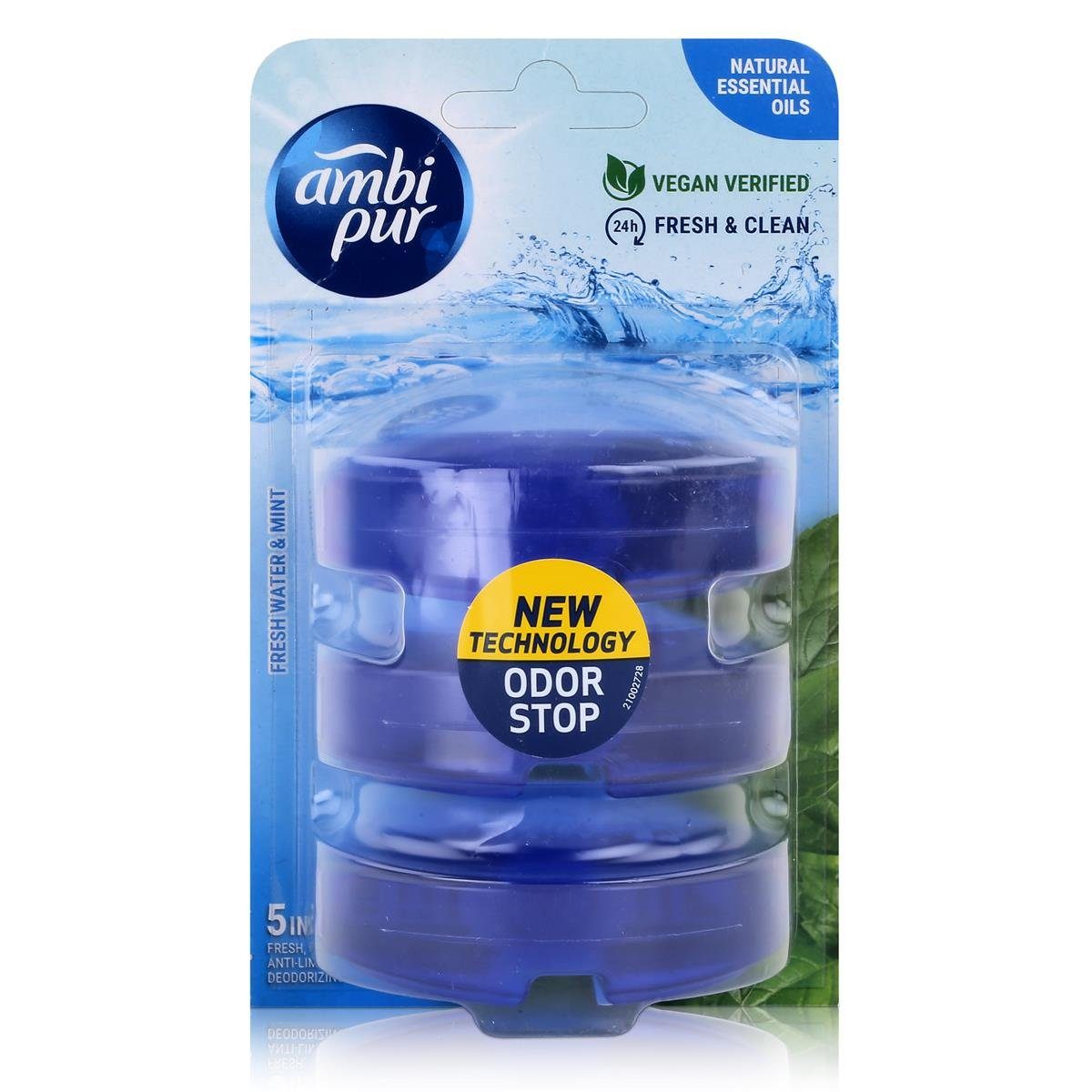 Nachfüller Pack) (1er Pur Ambi 3x55ml & pur ambi Fresh WC-Duftspüler Water WC-Frische Mint