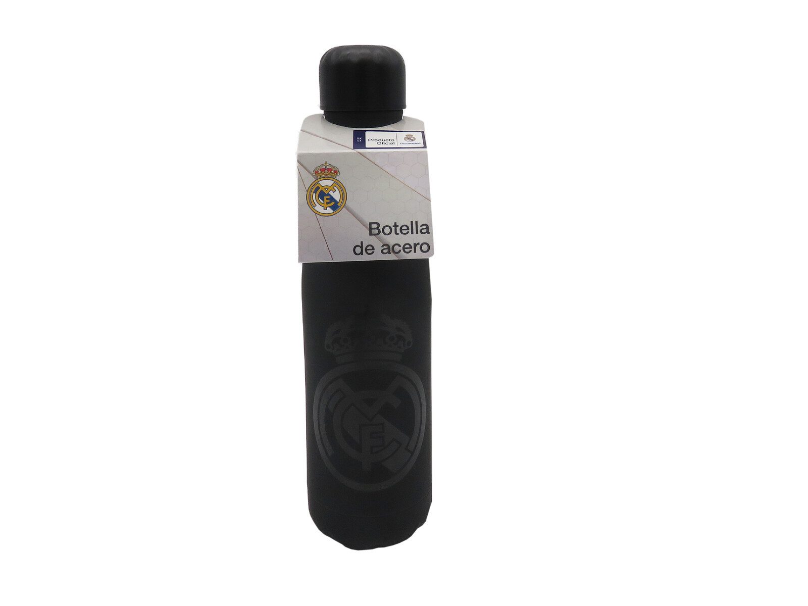 Real Madrid Isolierflasche Edelstahl Trinkflasche 500ml schwarz