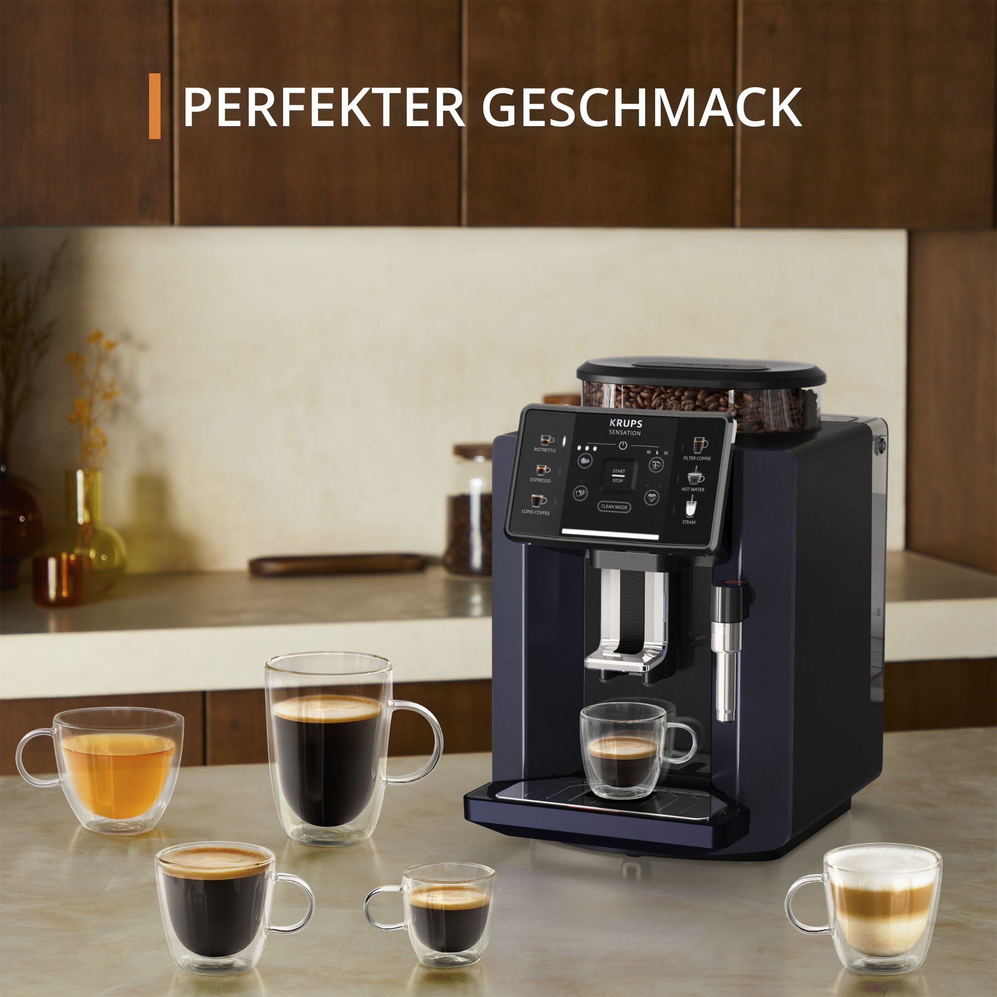 Krups Kaffeevollautomat EA910B.23 Sensation Milk Bundle, mit Krups Milchaufschäumer im Wert von UVP 79,99 – Bild 2 von 5