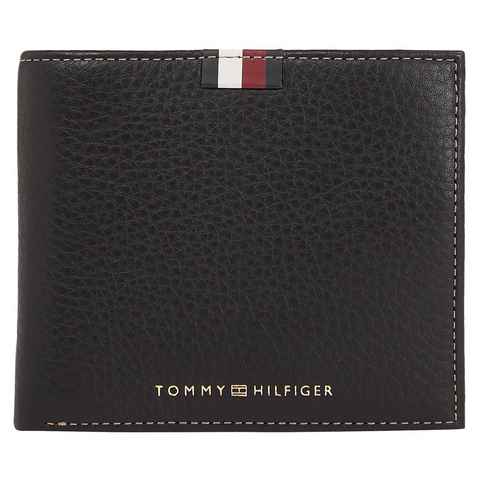 Tommy Hilfiger Geldbörse TH CORP LEATHER FLAP AND COIN, Geldbörse Portemonnaie Herrenbörse Lederbörse