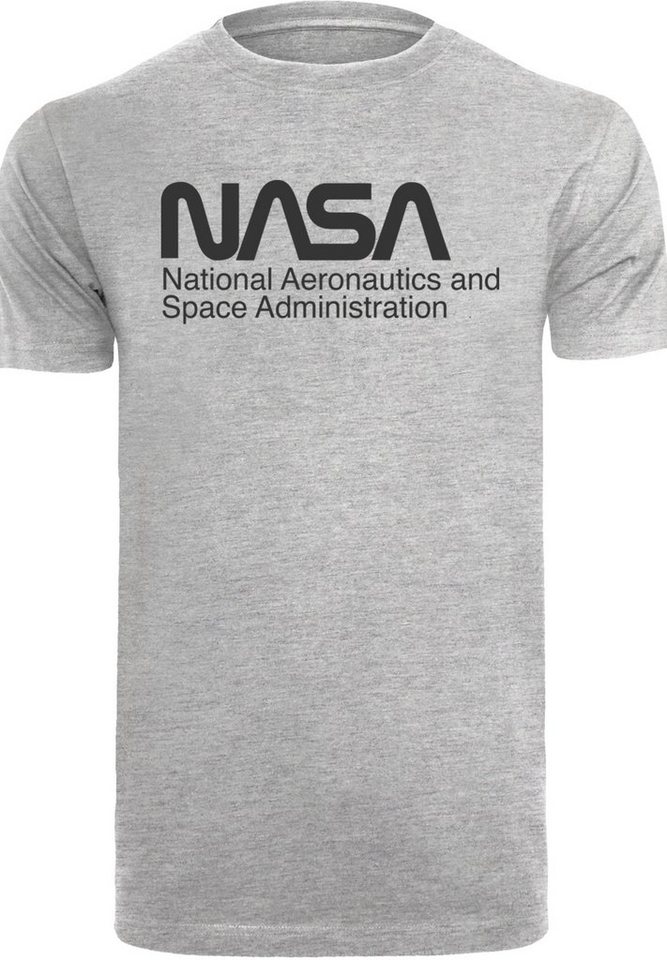 F4NT4STIC T-Shirt NASA Logo One Tone Print, Sehr weicher Baumwollstoff mit  hohem Tragekomfort