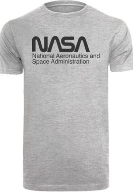 F4NT4STIC T-Shirt NASA Logo One Tone Print