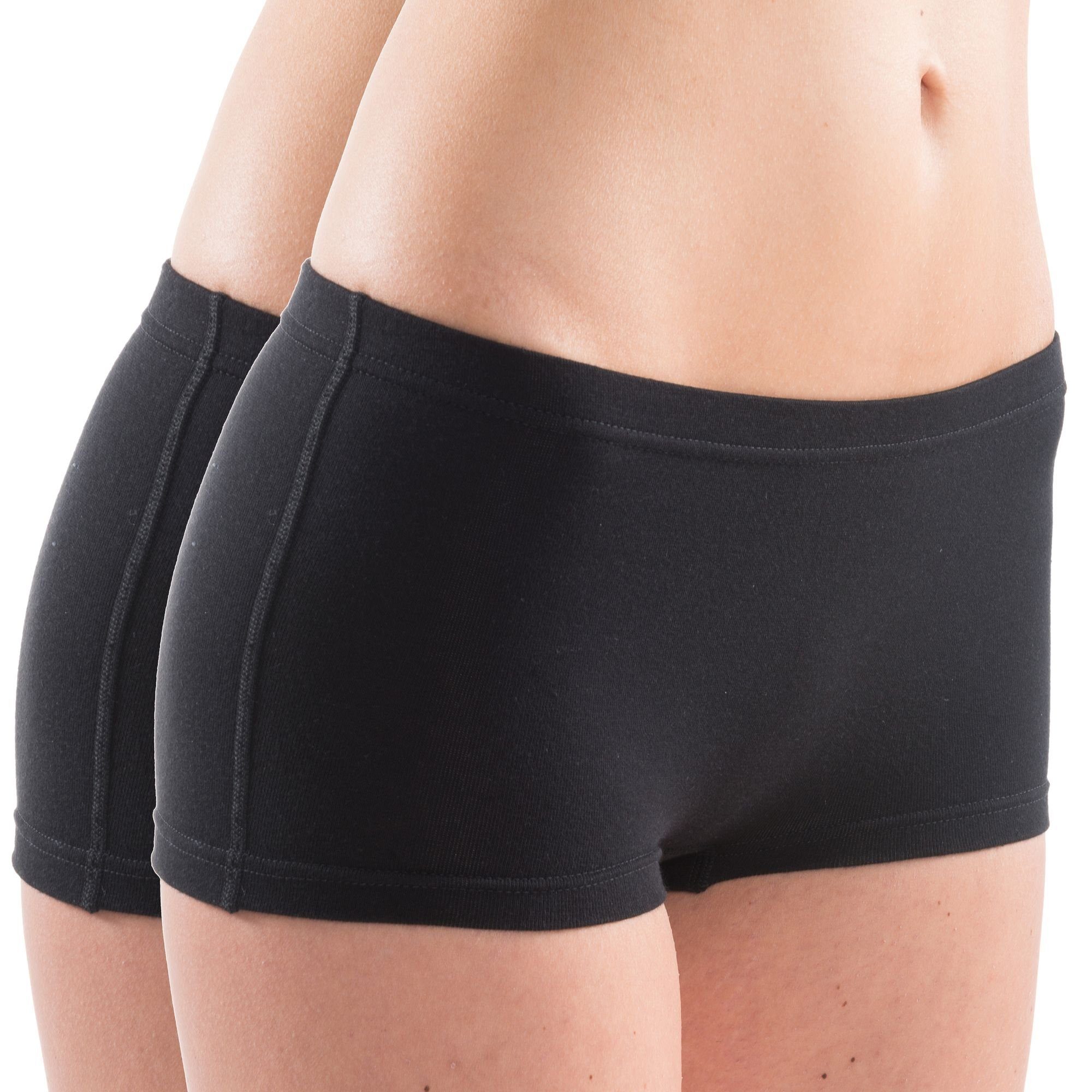 Essentials Damen Panty Mikrofaser - 2er Pack, 4-Wege Stretch