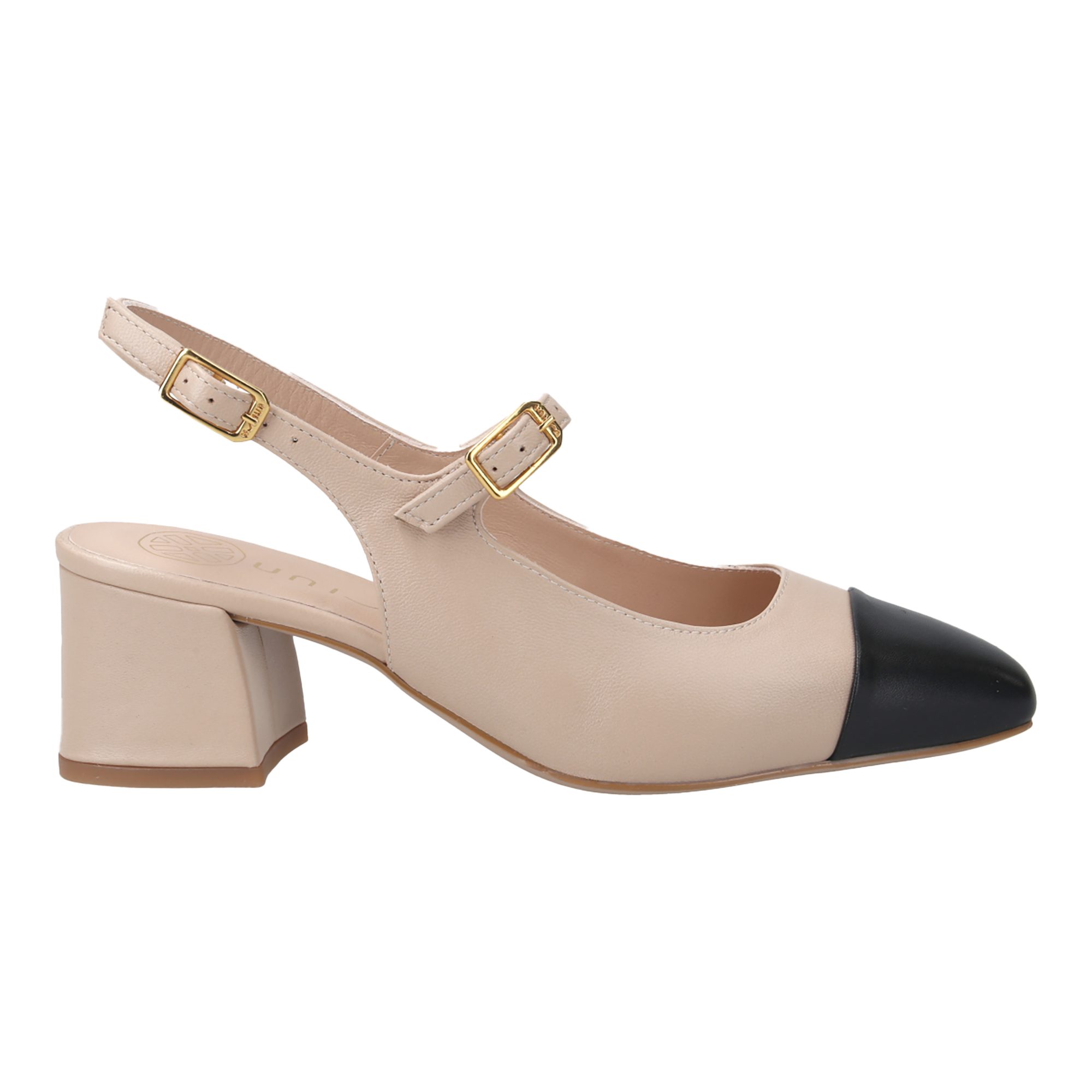 Unisa Unisa LUMIS_NTO SKIN/BLK, Сандалеты, Beige kombiniert, Damen Sandalette